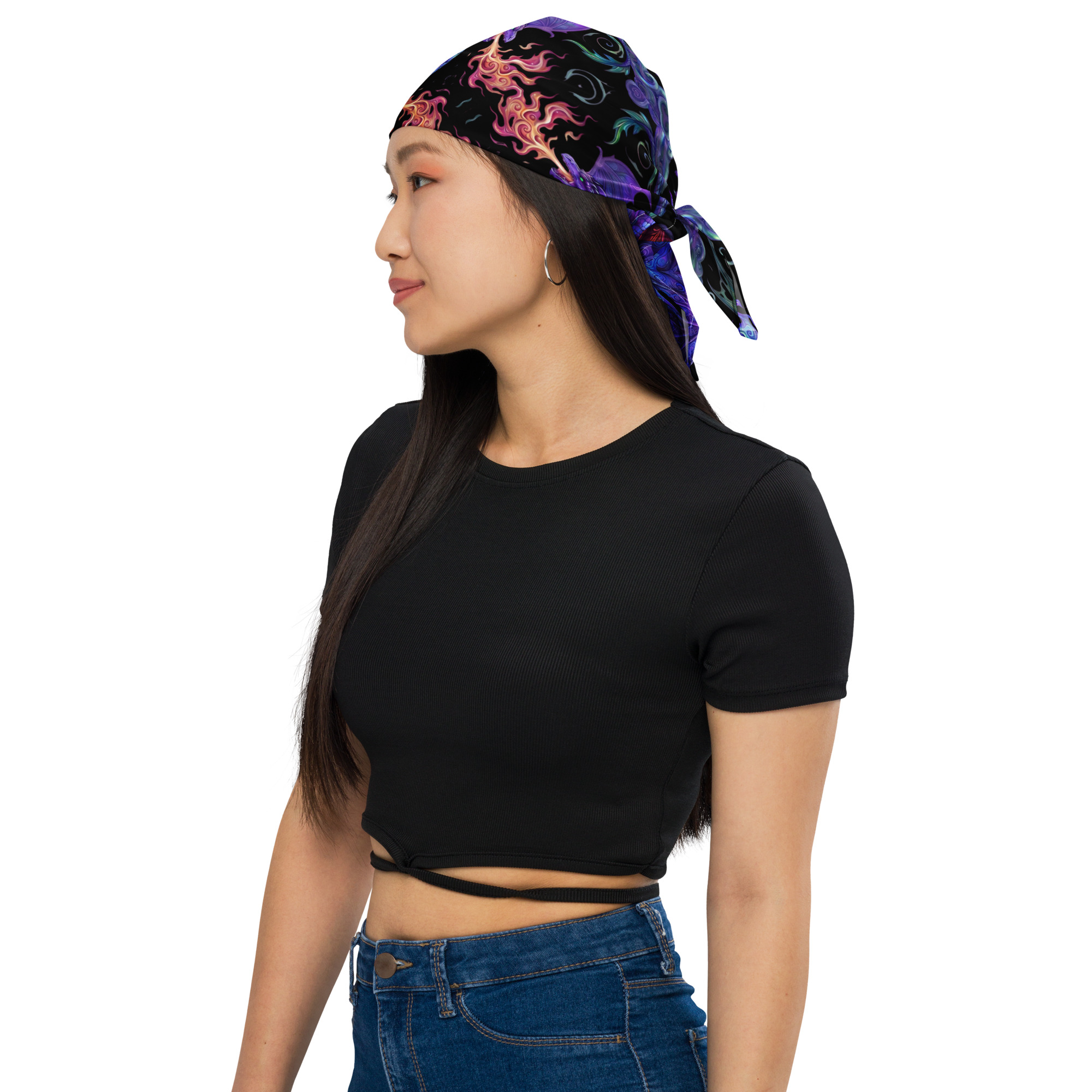 Colourful Dragons All-over print bandana