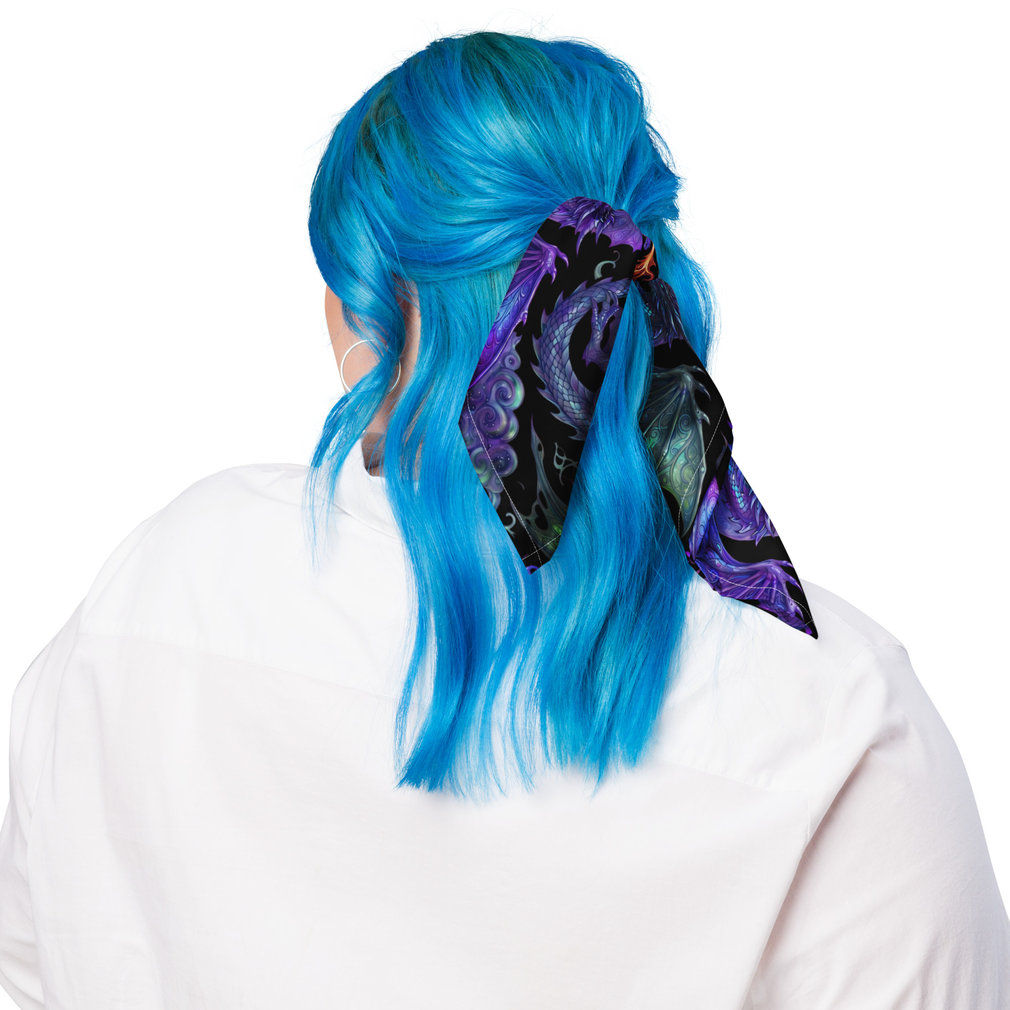 Colourful Dragons All-over print bandana - Image 5