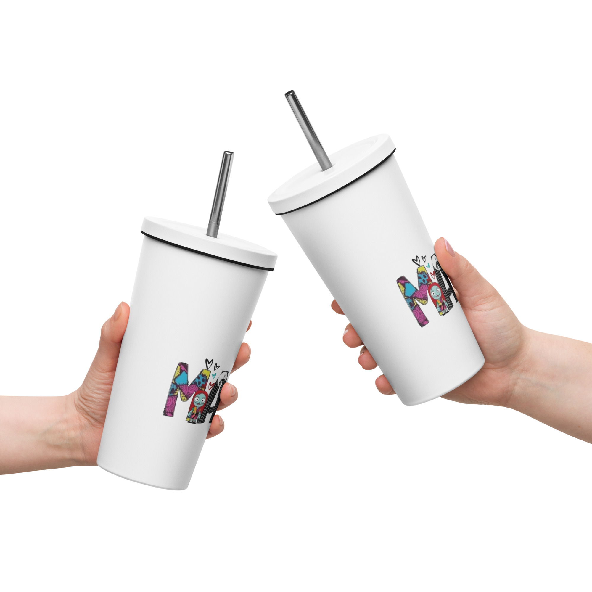 Mama Nightmare Insulated tumbler with a straw - Image 12