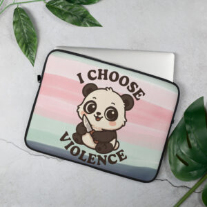 I Choose Violence Laptop Sleeve
