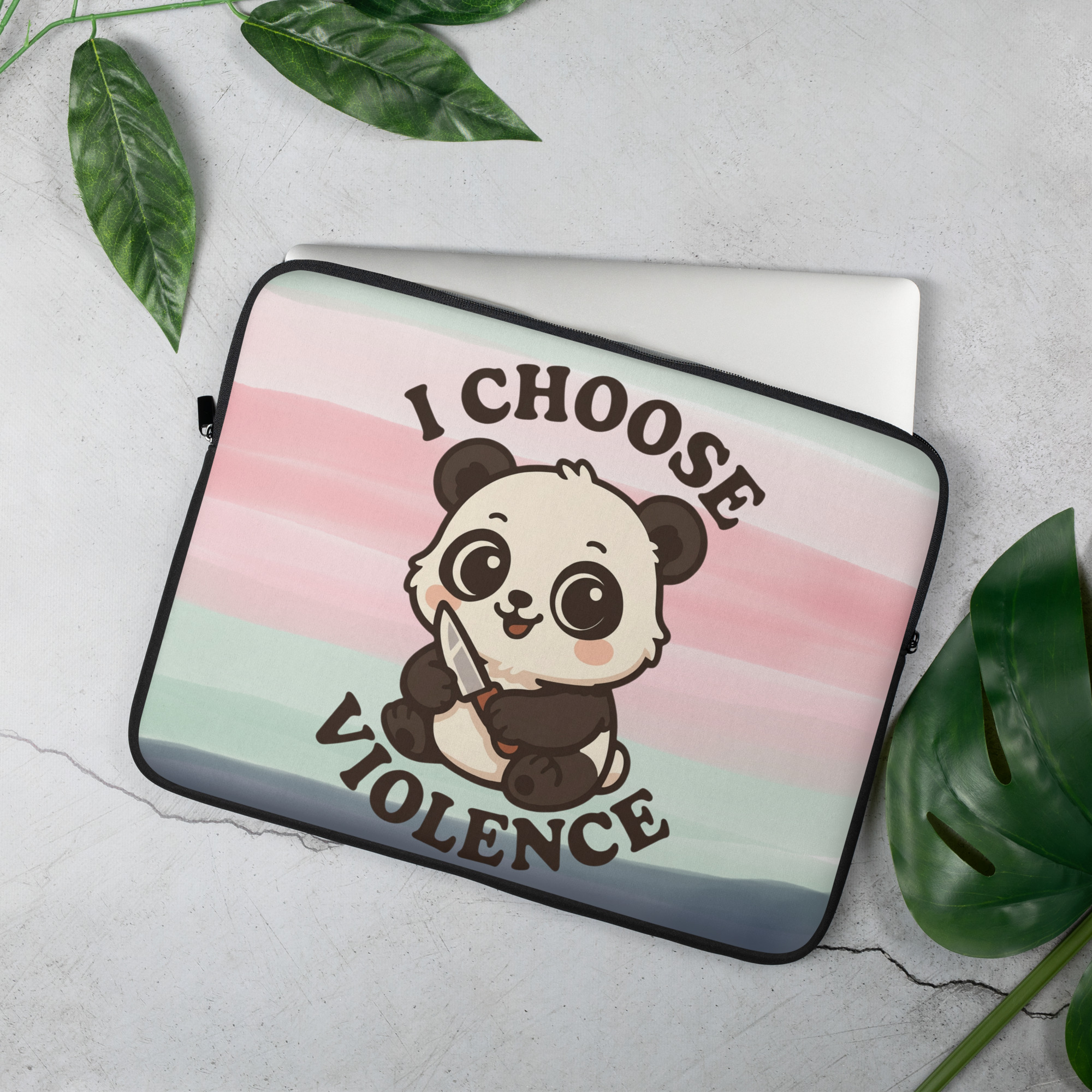 I Choose Violence Laptop Sleeve