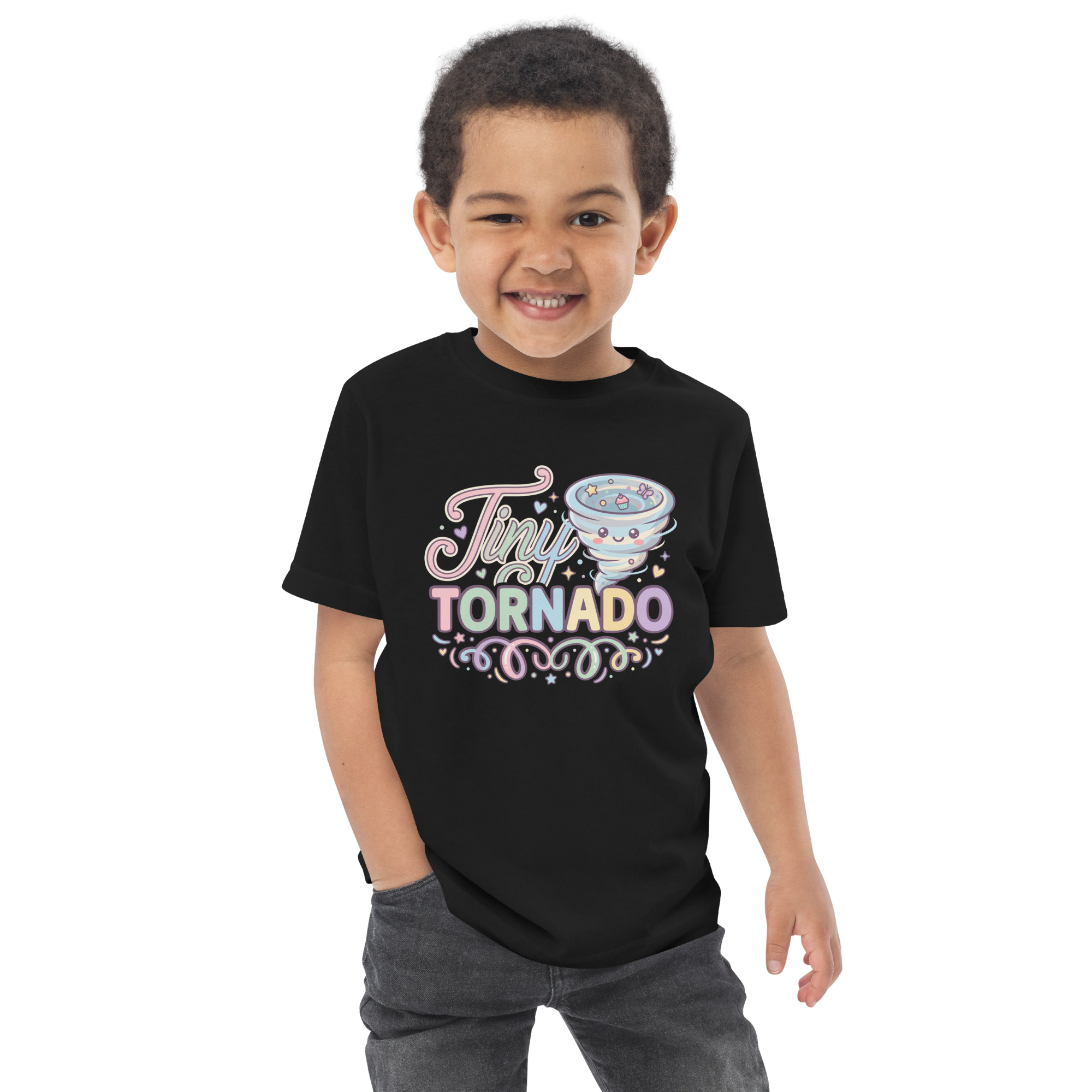 Tiny Tornado Toddler jersey t-shirt - Image 2