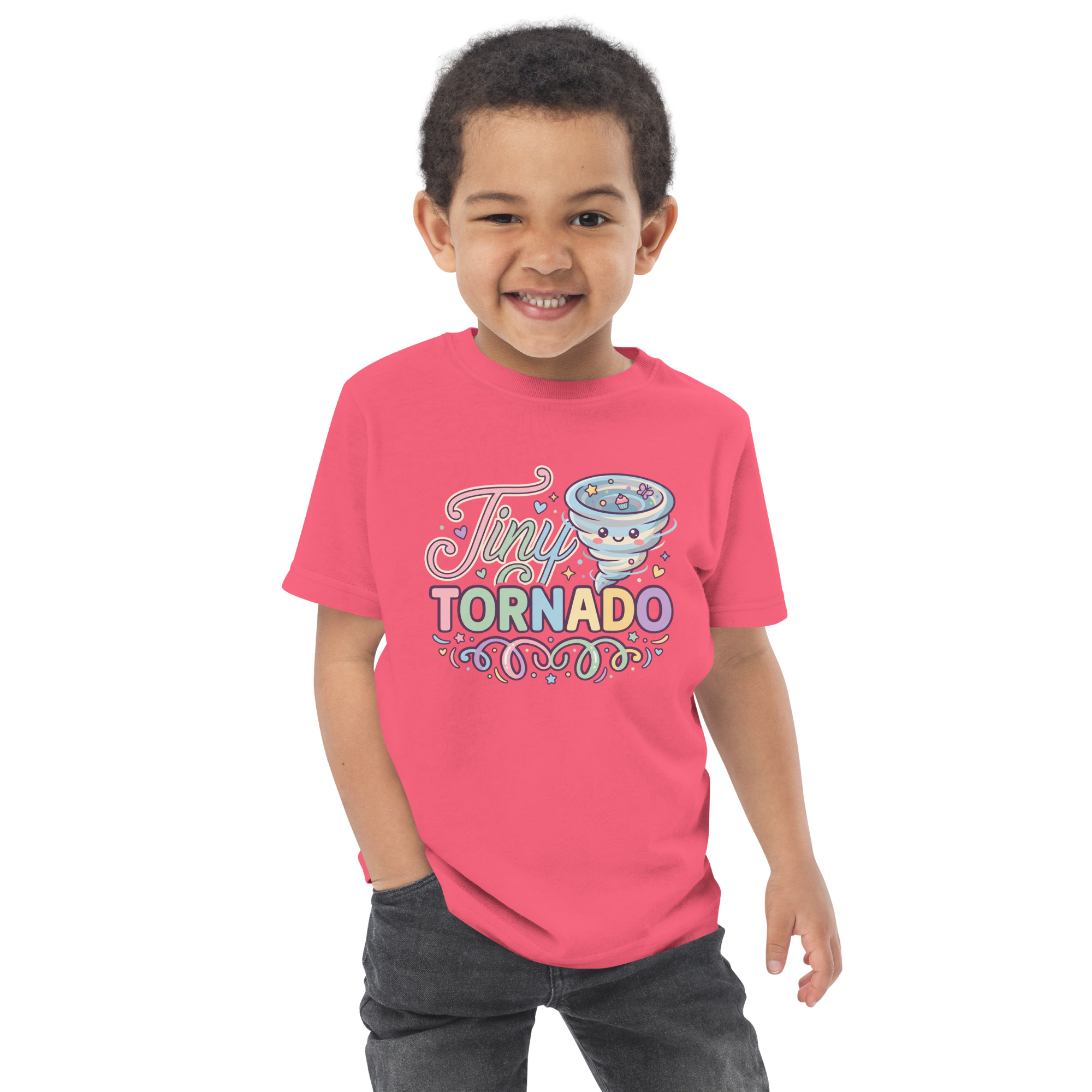 Tiny Tornado Toddler jersey t-shirt - Image 6