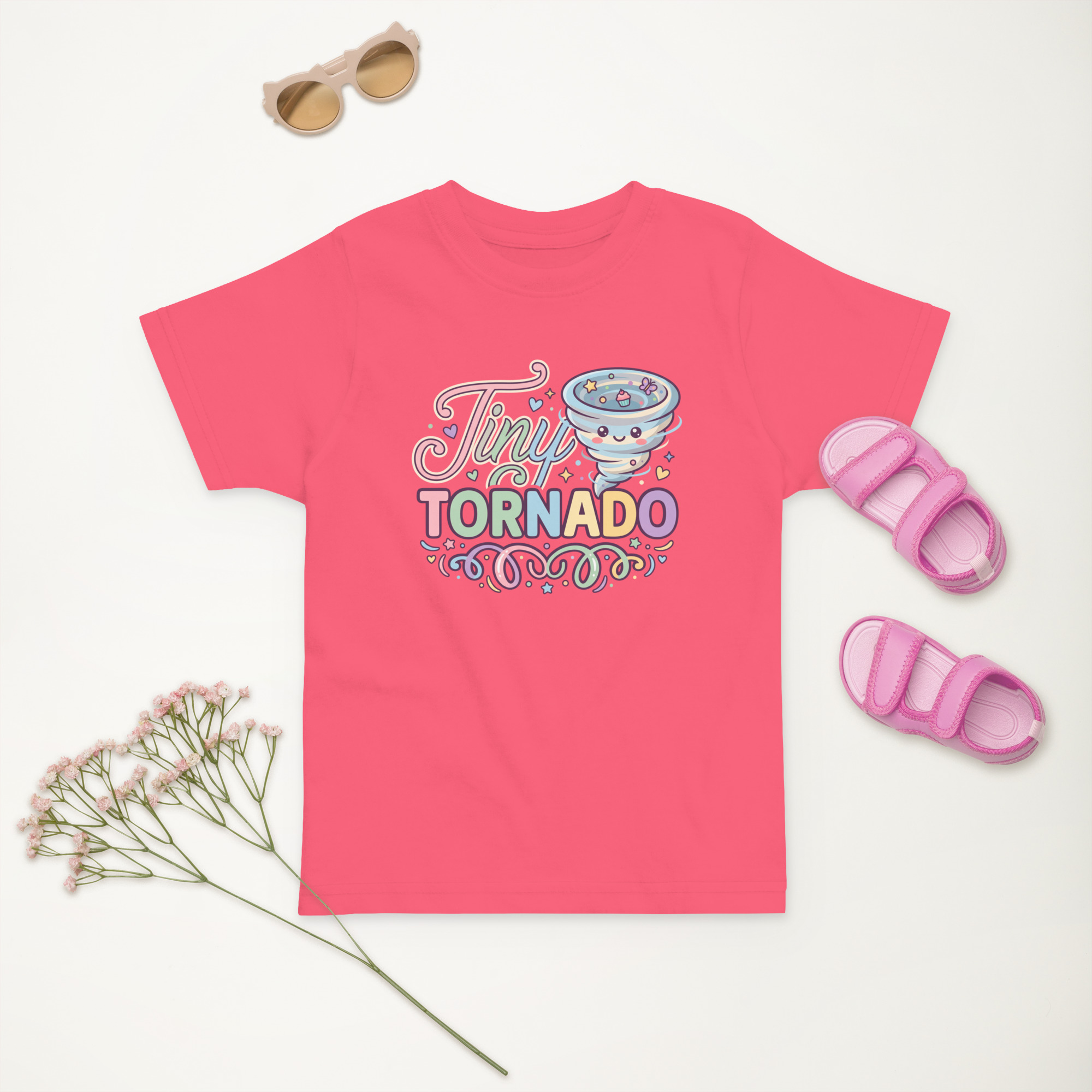 Tiny Tornado Toddler jersey t-shirt - Image 5