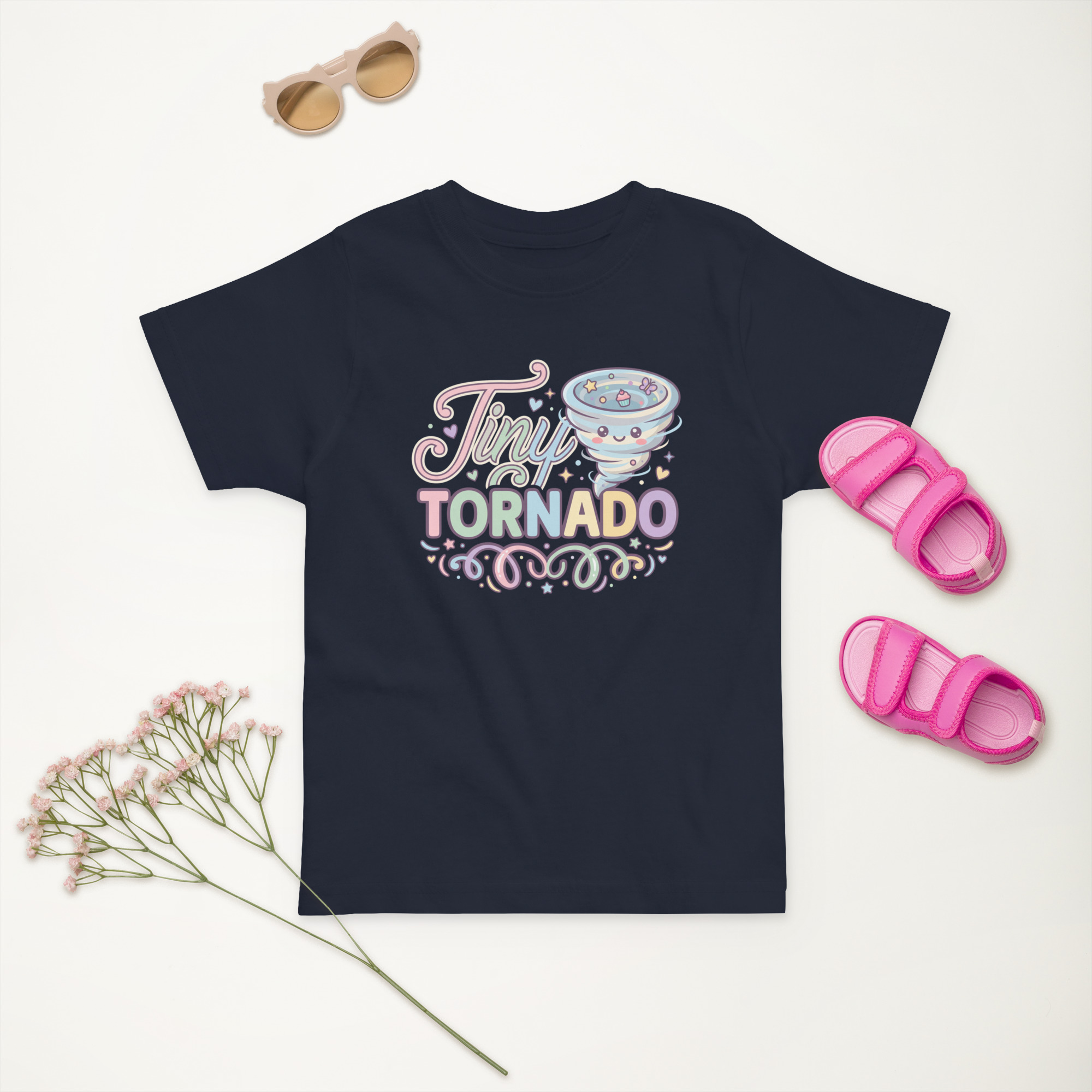 Tiny Tornado Toddler jersey t-shirt - Image 3