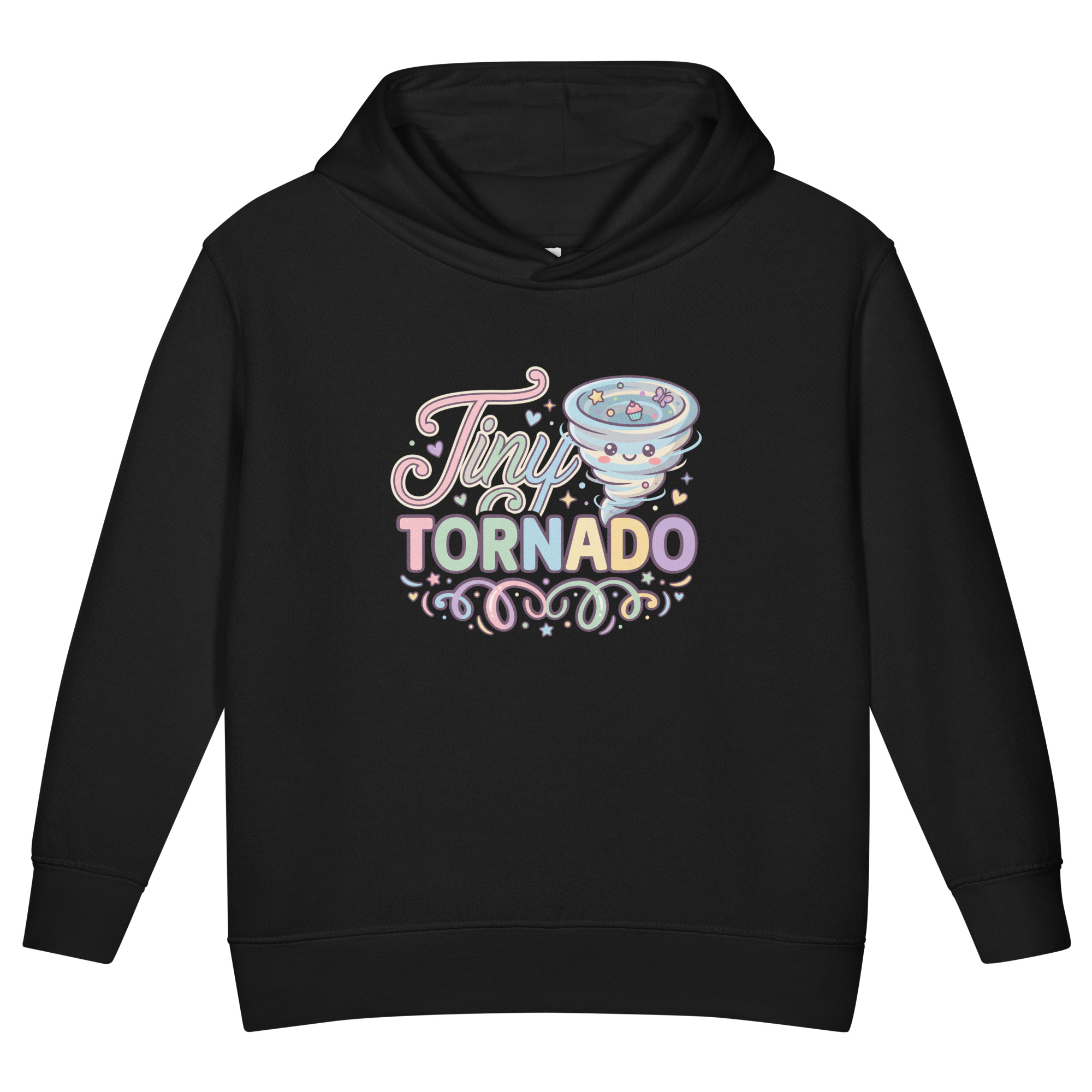 Tiny Tornado Toddler fleece pullover hoodie