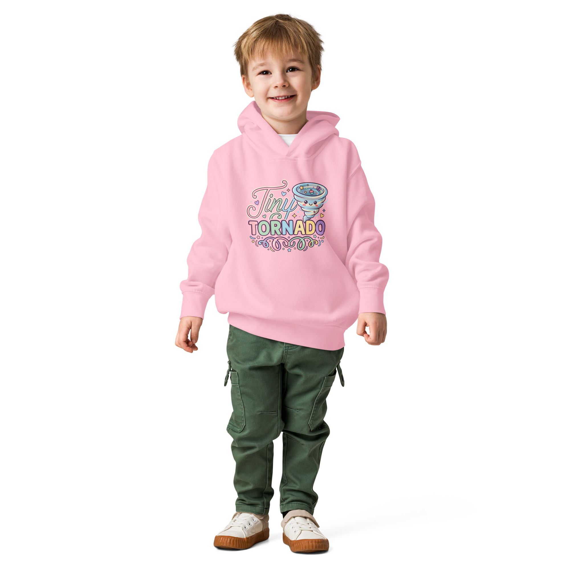 Tiny Tornado Toddler fleece pullover hoodie - Image 7