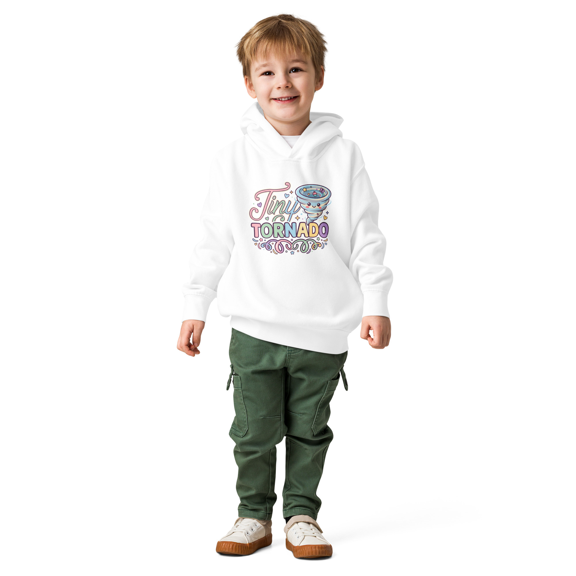 Tiny Tornado Toddler fleece pullover hoodie - Image 14