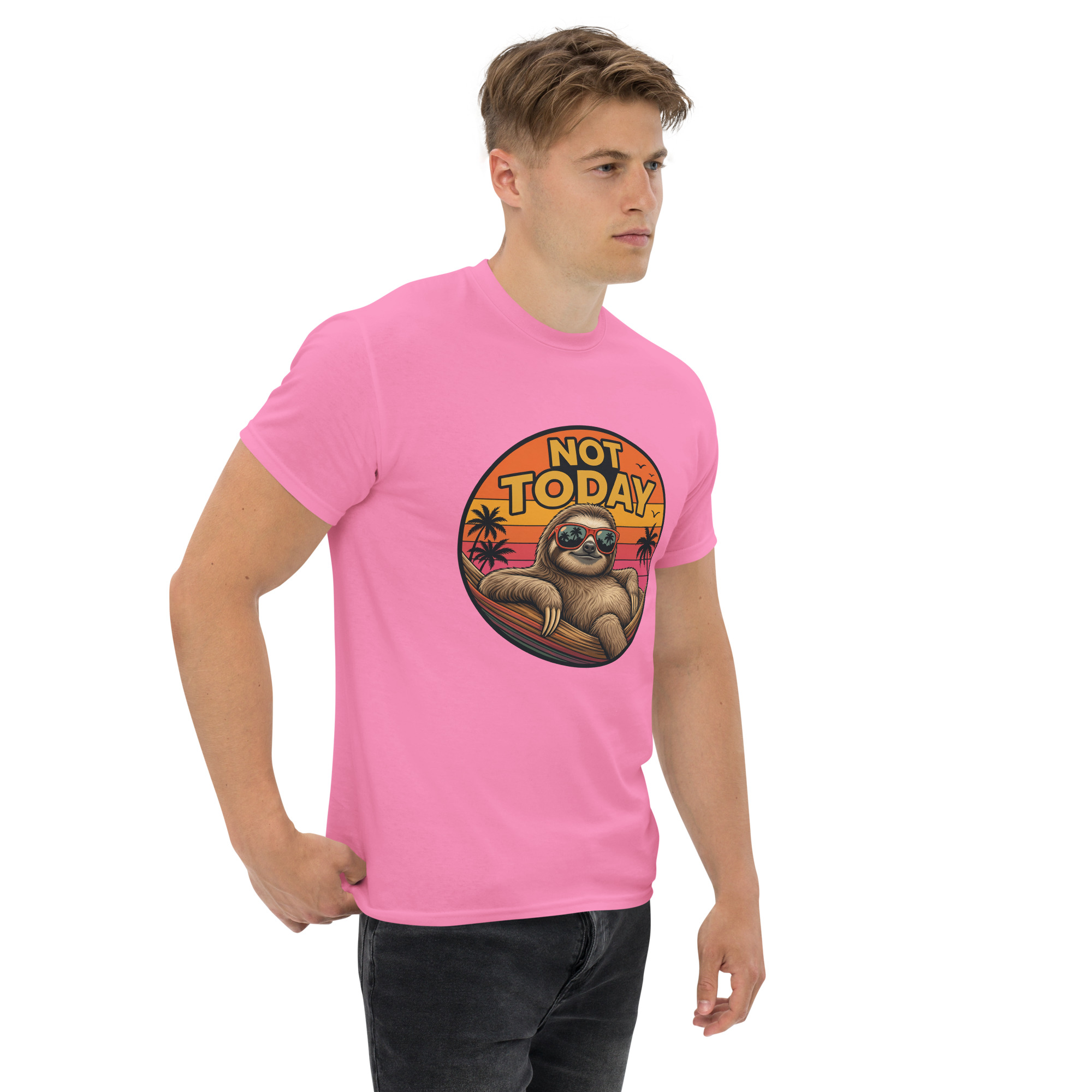Not Today Sloth Unisex classic tee - Image 6