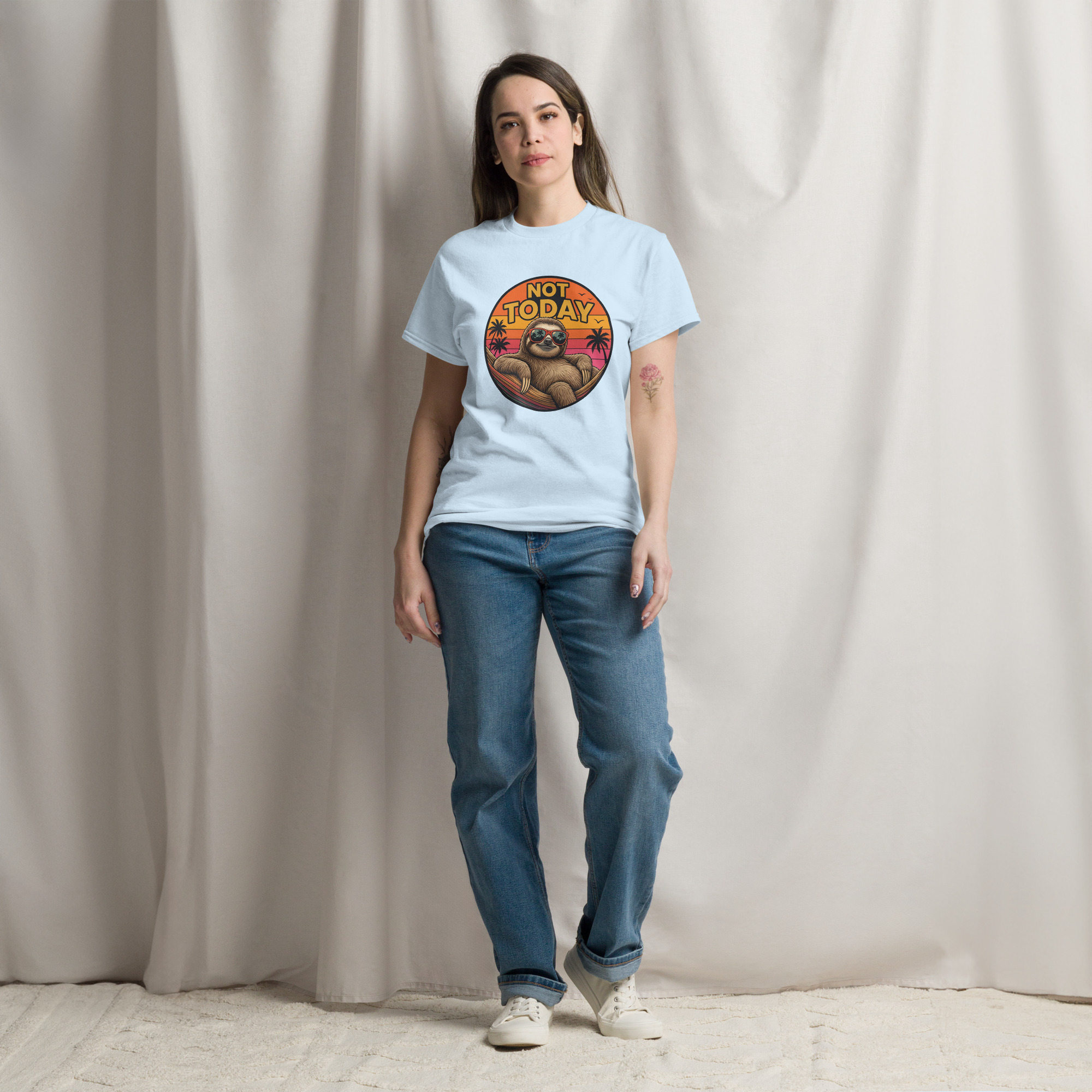 Not Today Sloth Unisex classic tee - Image 11