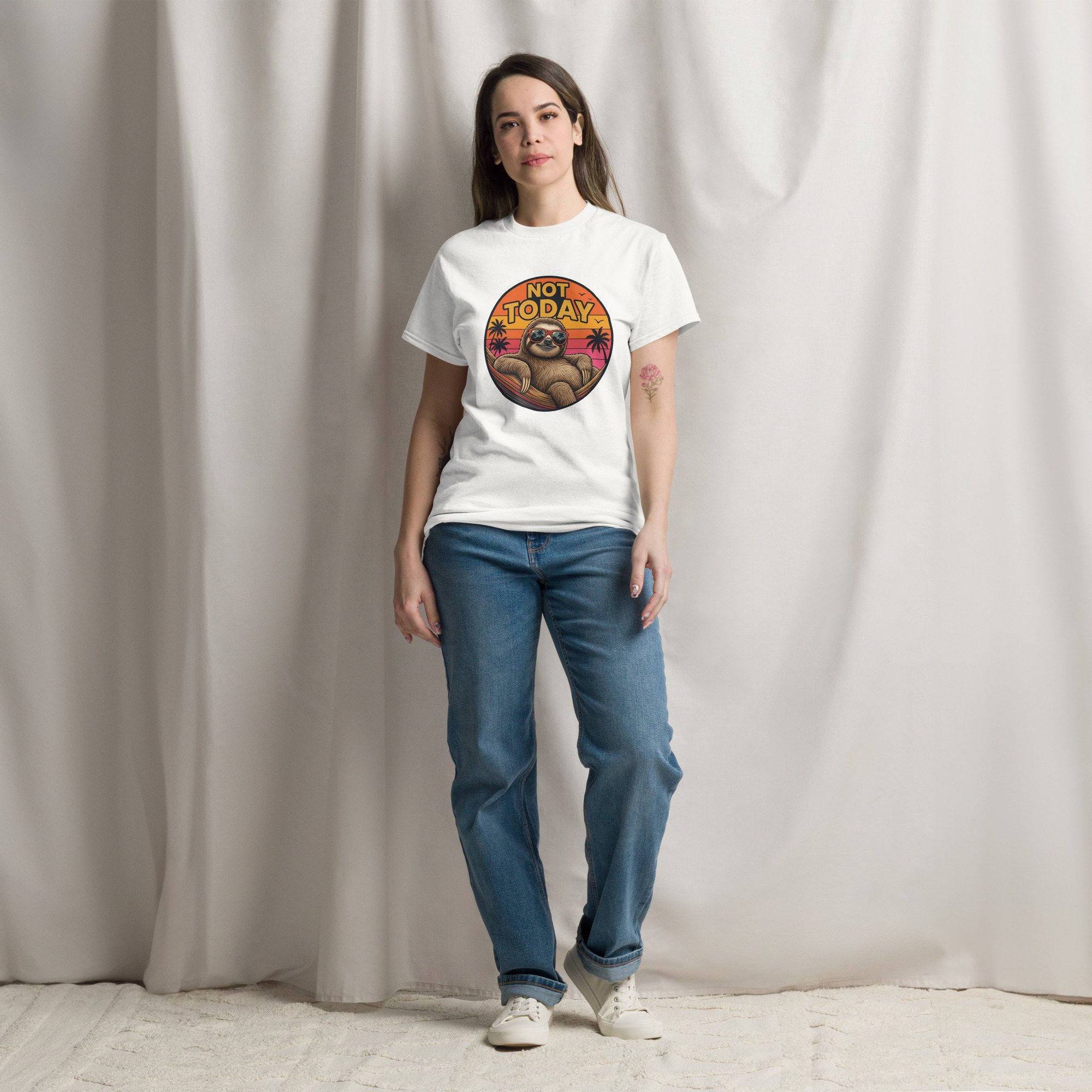 Not Today Sloth Unisex classic tee - Image 13