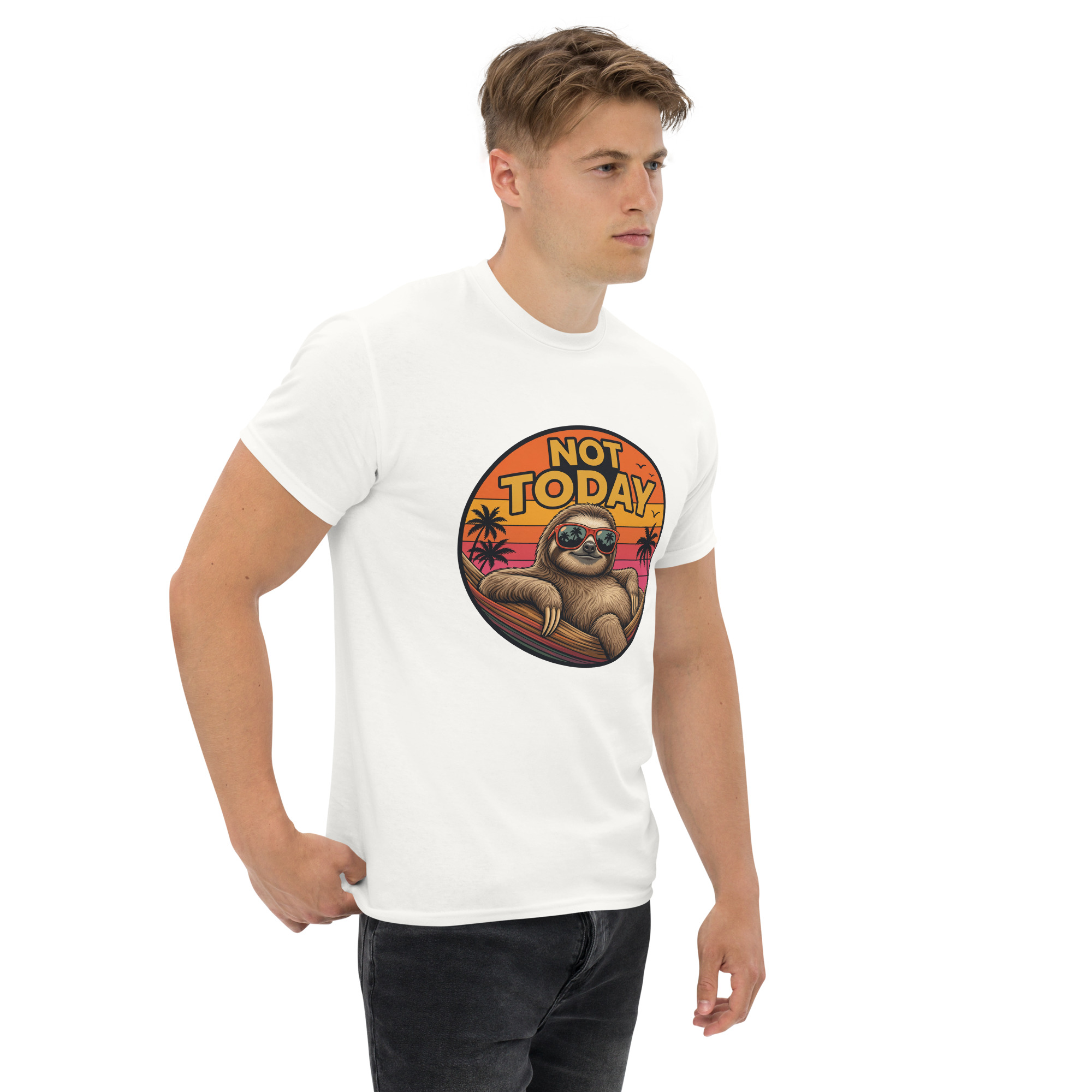 Not Today Sloth Unisex classic tee - Image 12