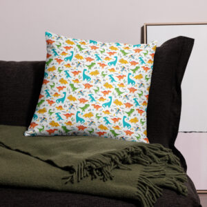 Dinosaur Pillow Case
