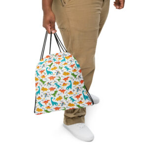 Dinosaur Drawstring bag