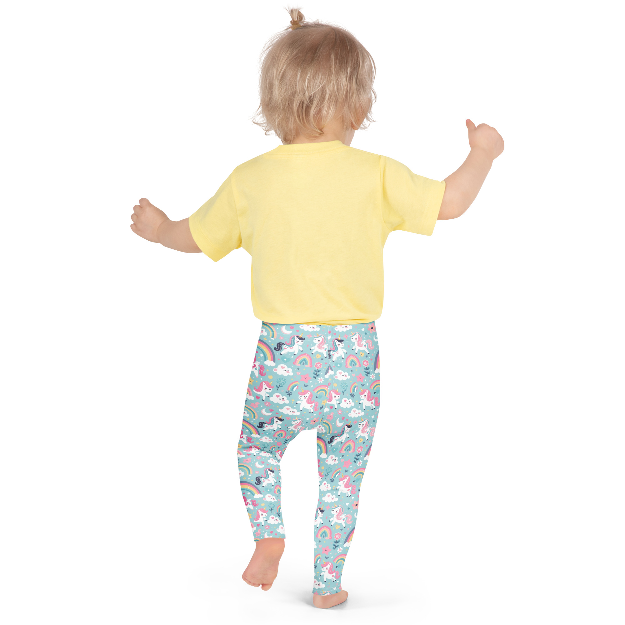 Rainbows and Unicorns Kid's Leggings - Image 4