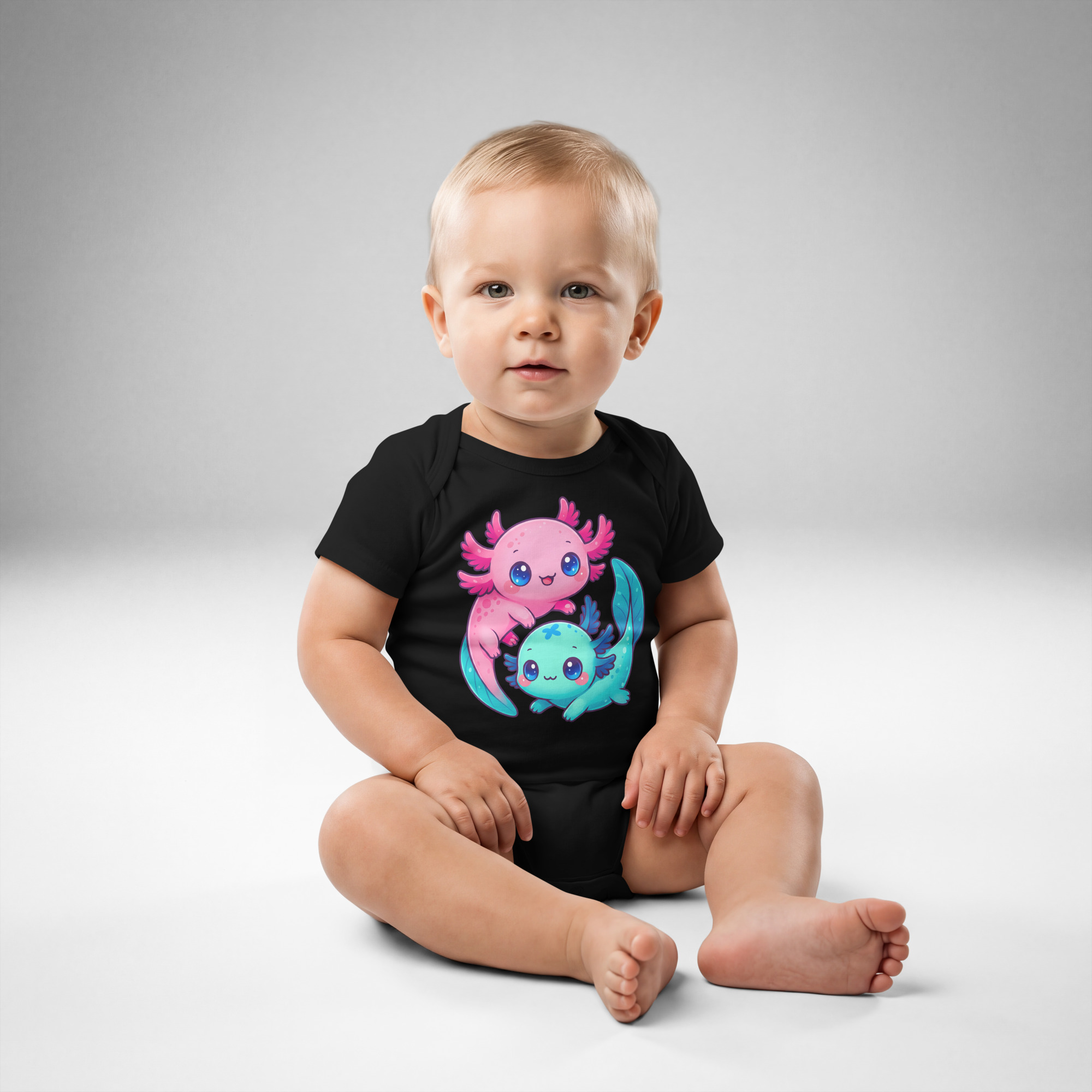 Axolotl Baby jersey bodysuit - Image 2