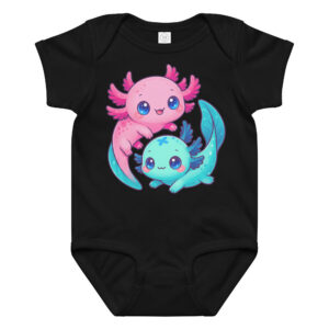 Axolotl Baby jersey bodysuit