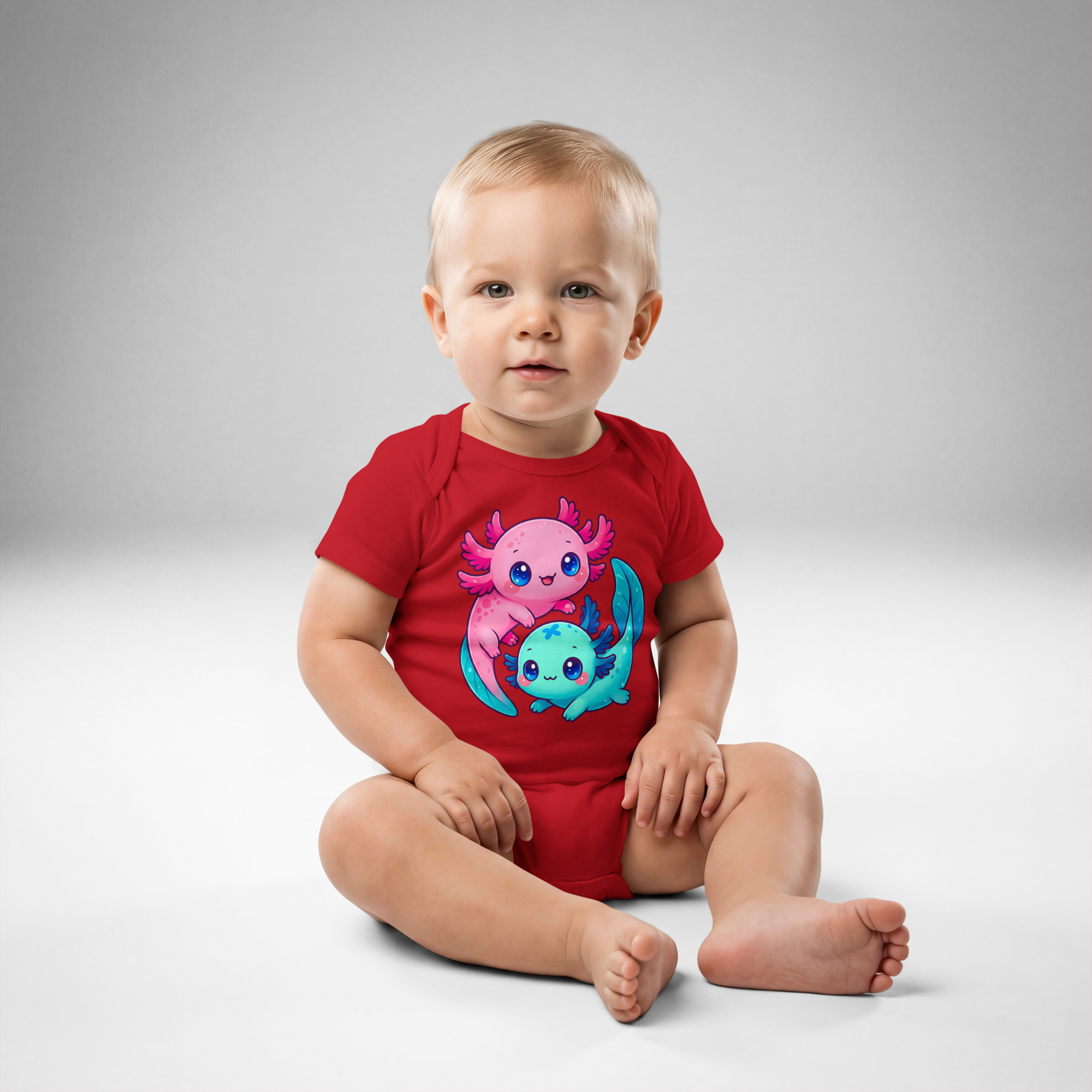 Axolotl Baby jersey bodysuit - Image 3