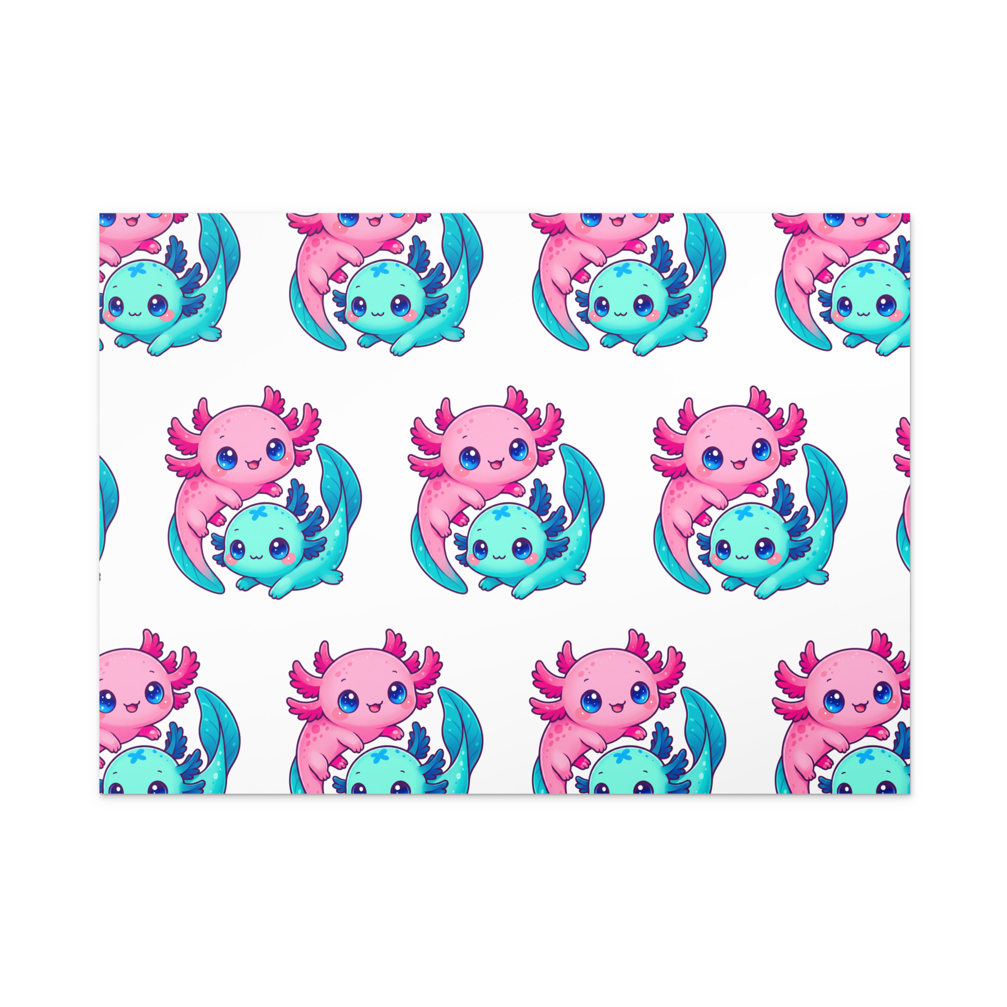 Axolotl Gift wrap paper - Image 3