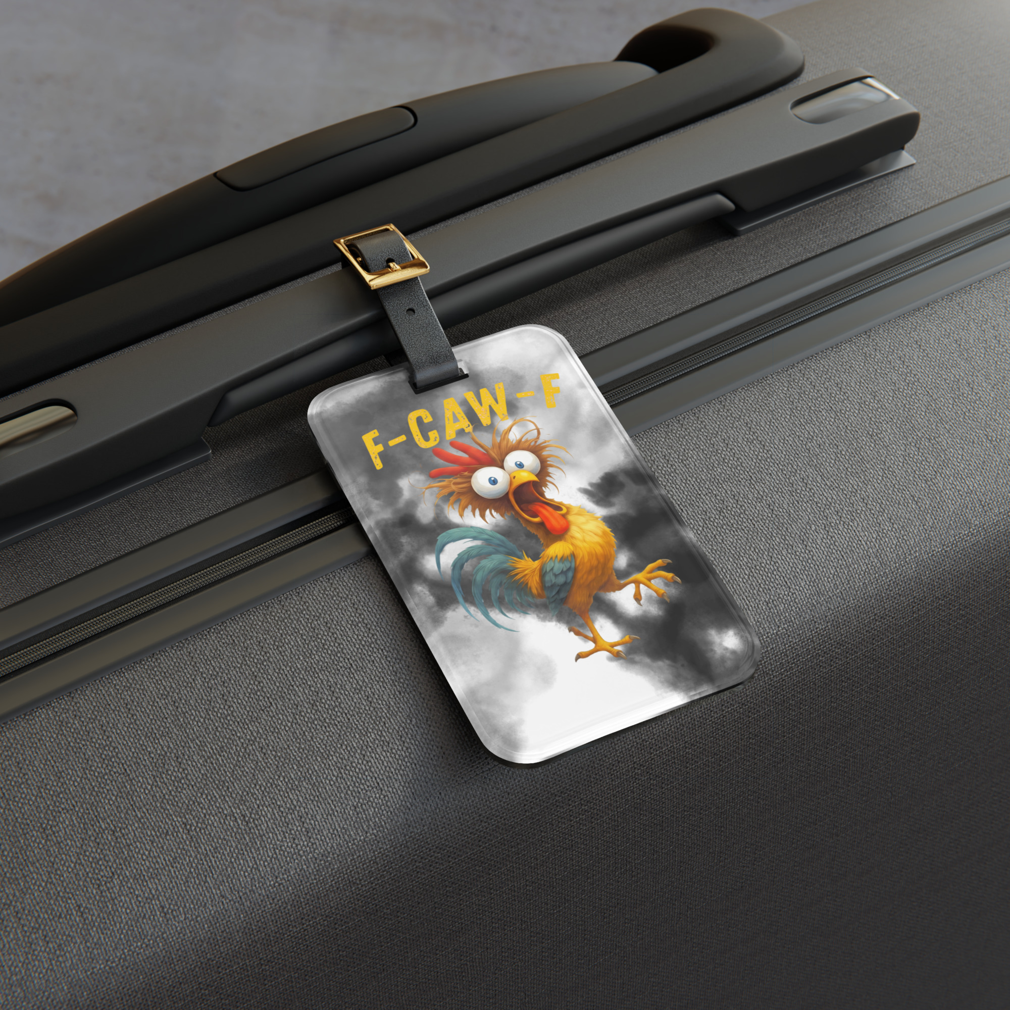 F-Caw-F Luggage tag