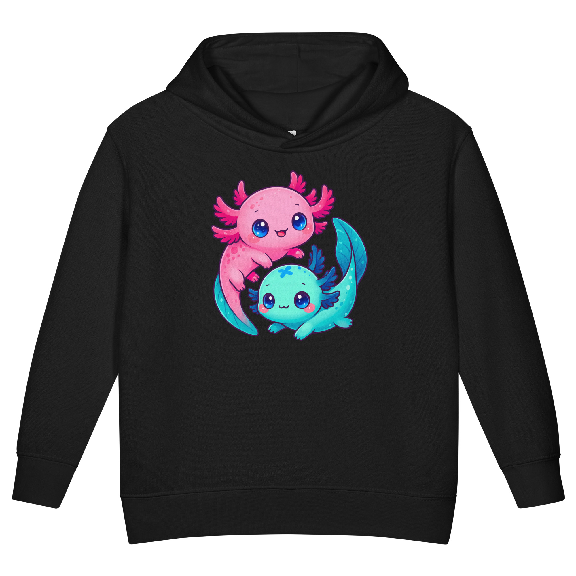 Axolotl Toddler fleece pullover hoodie
