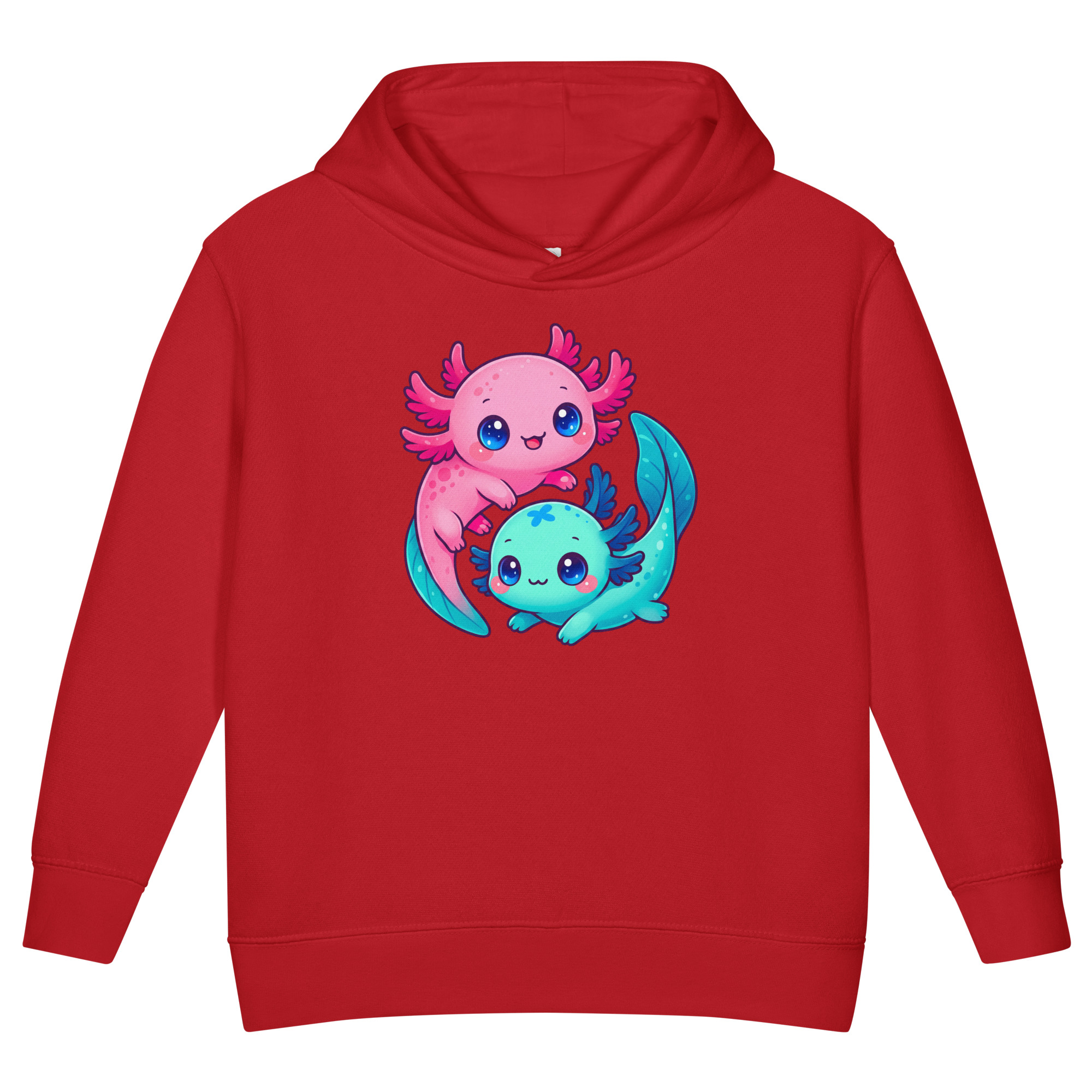 Axolotl Toddler fleece pullover hoodie - Image 14