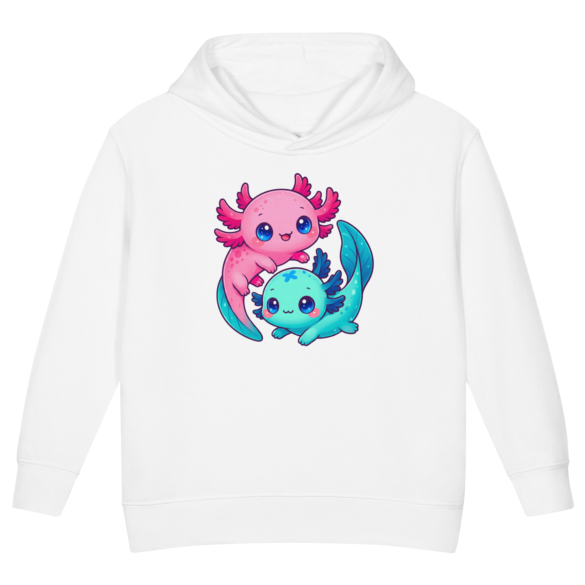 Axolotl Toddler fleece pullover hoodie - Image 26
