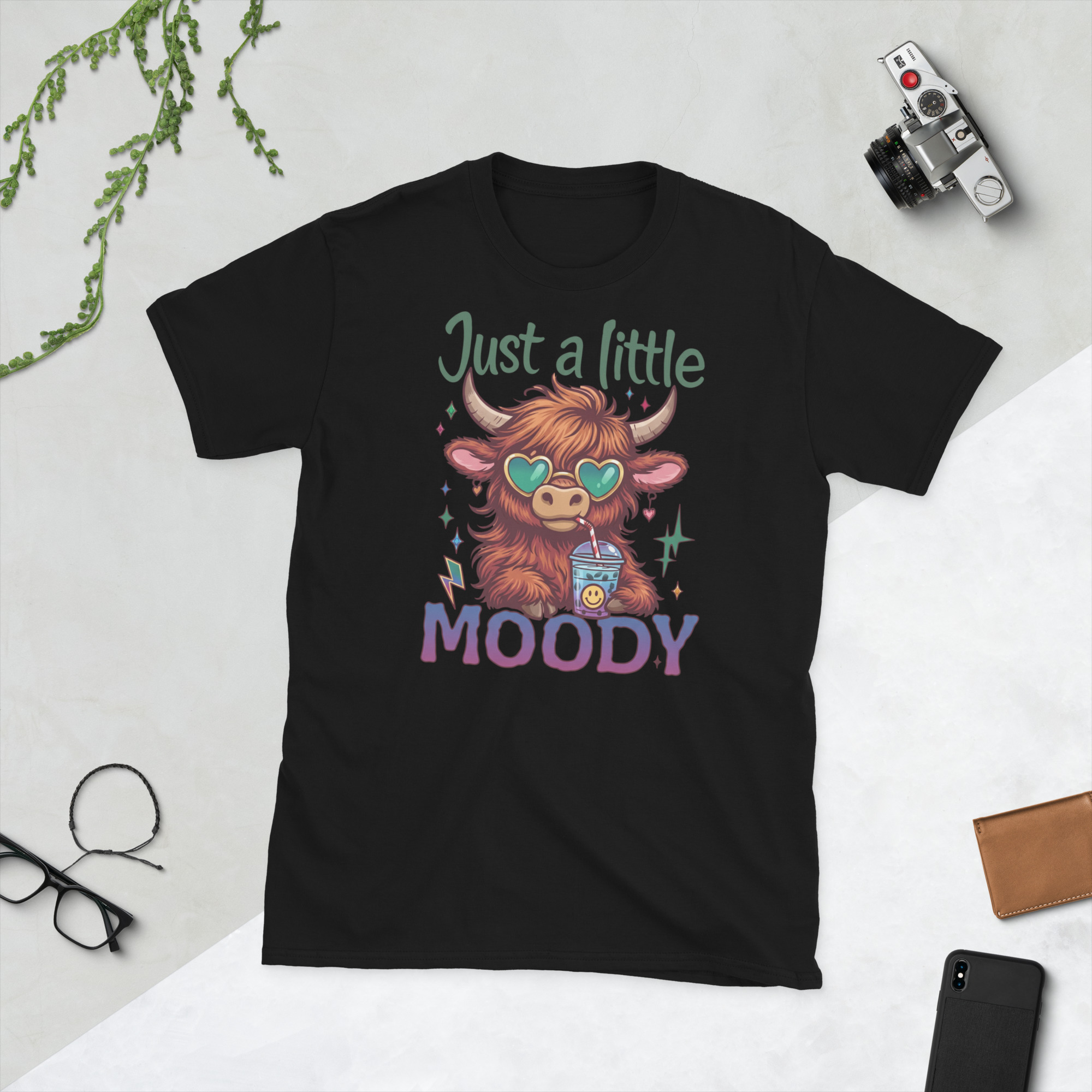 Just A Little Moody Short-Sleeve Unisex T-Shirt
