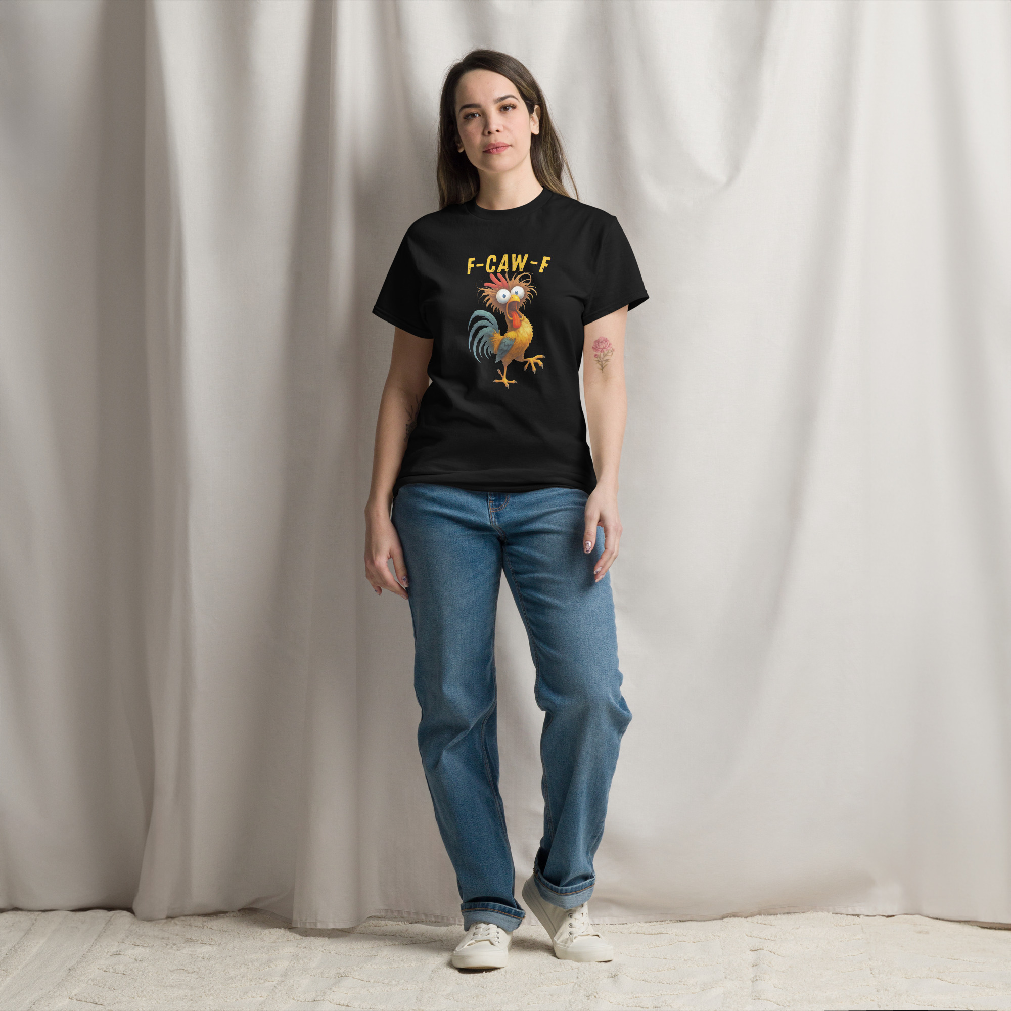 F-Caw-F Unisex classic tee - Image 2