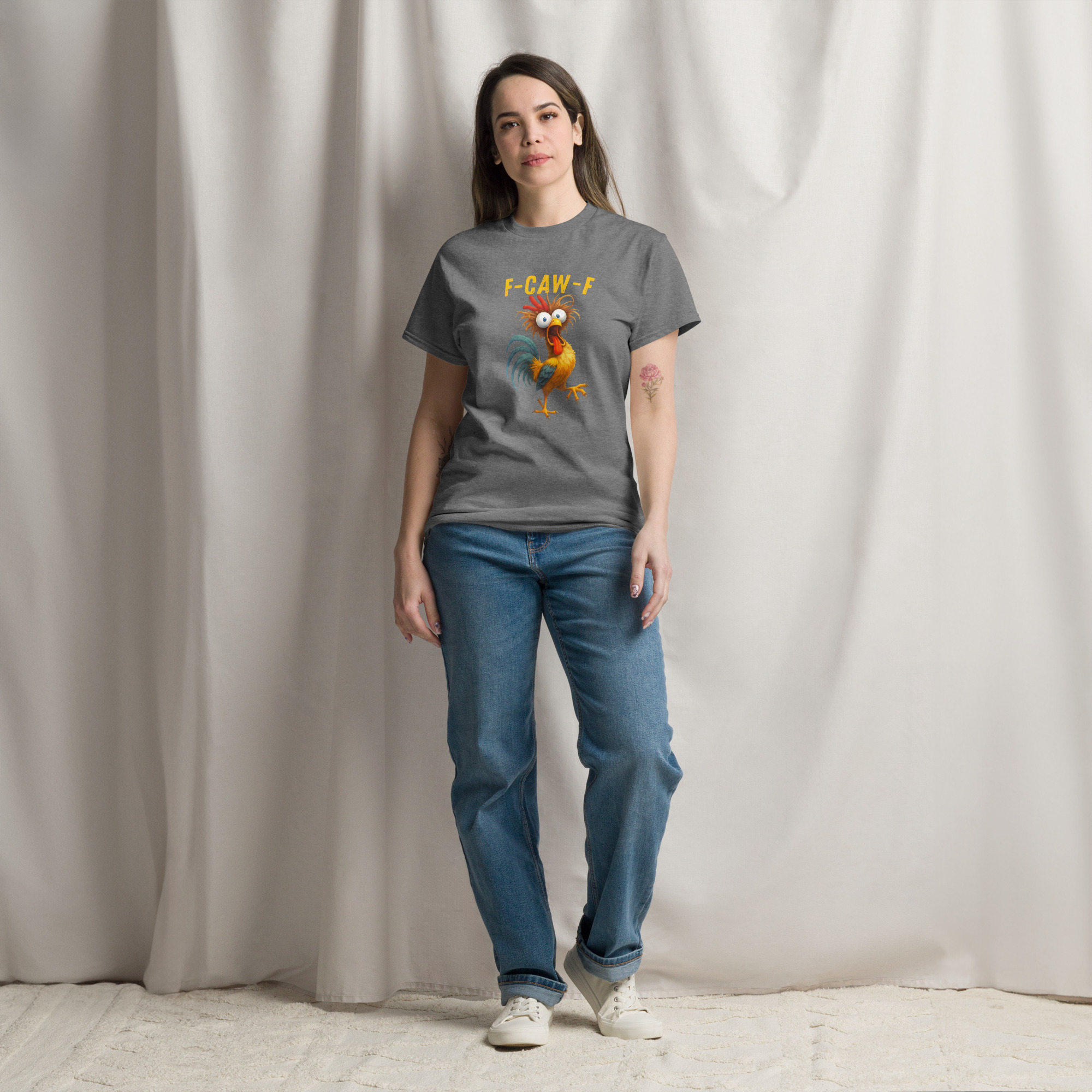 F-Caw-F Unisex classic tee - Image 10