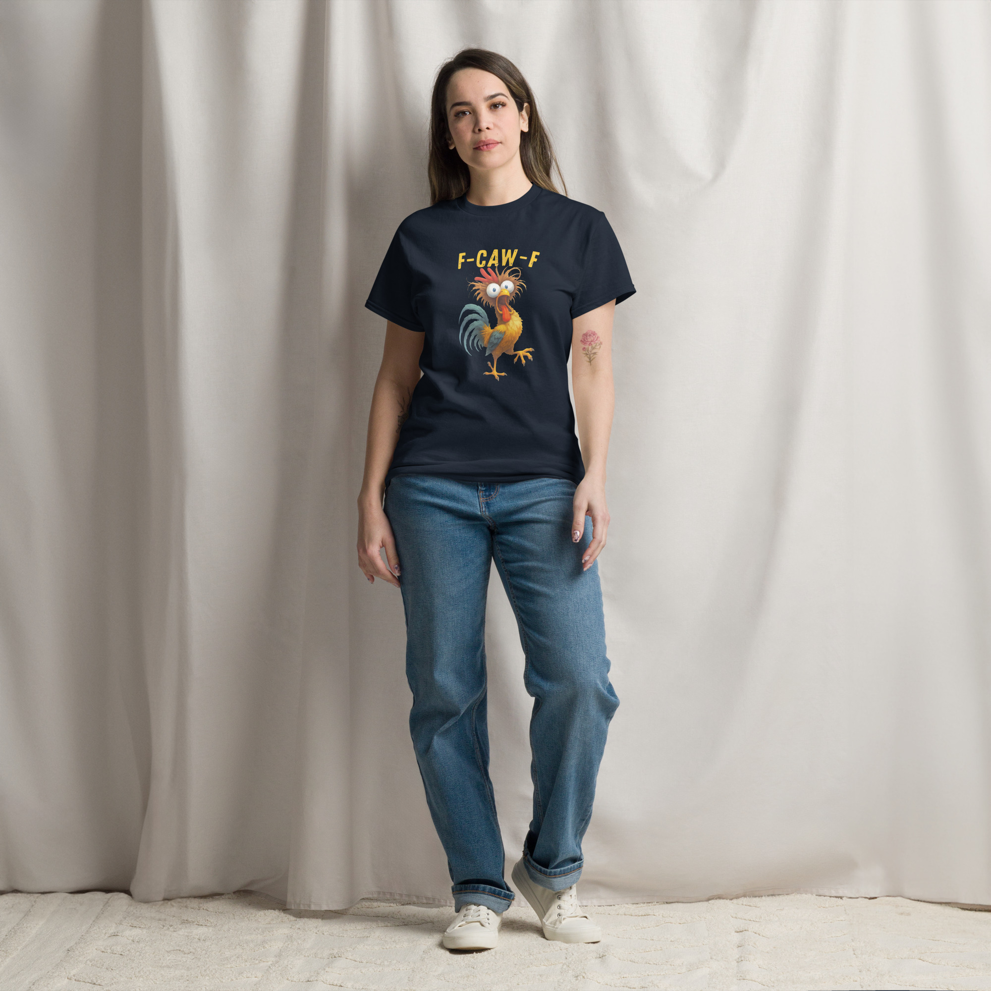 F-Caw-F Unisex classic tee - Image 4
