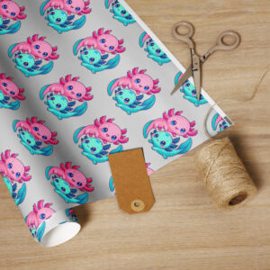 Axolotl Wrapping paper roll