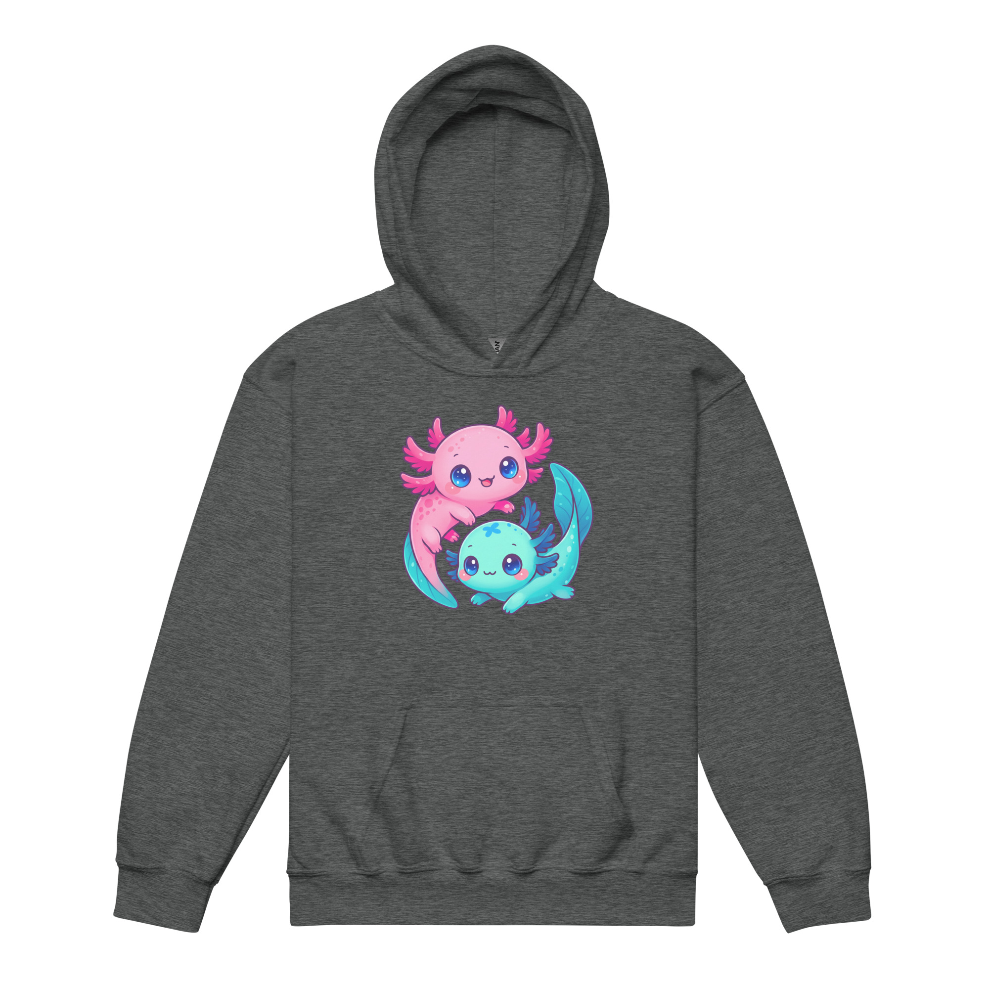 Axolotl Youth heavy blend hoodie - Image 3