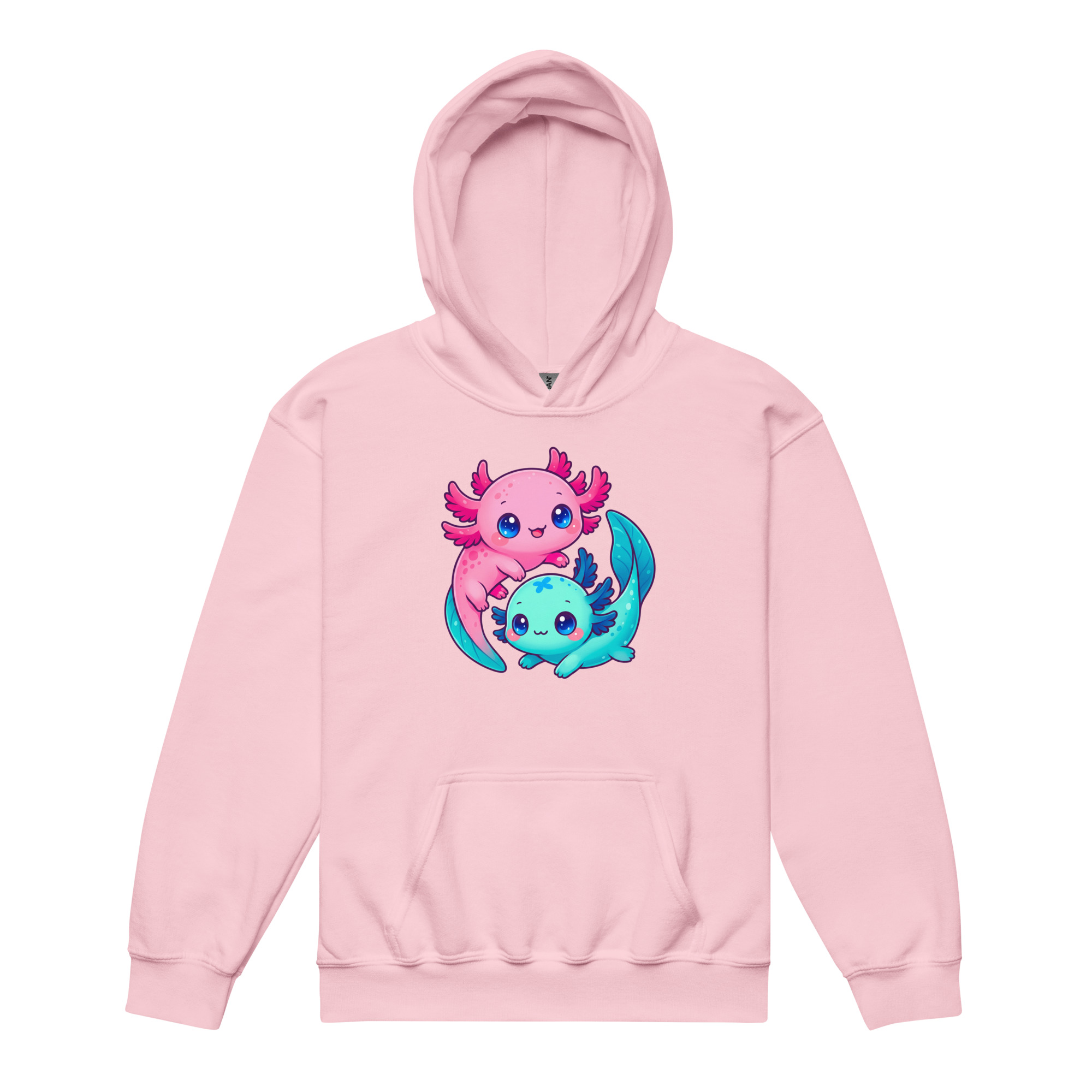 Axolotl Youth heavy blend hoodie - Image 6