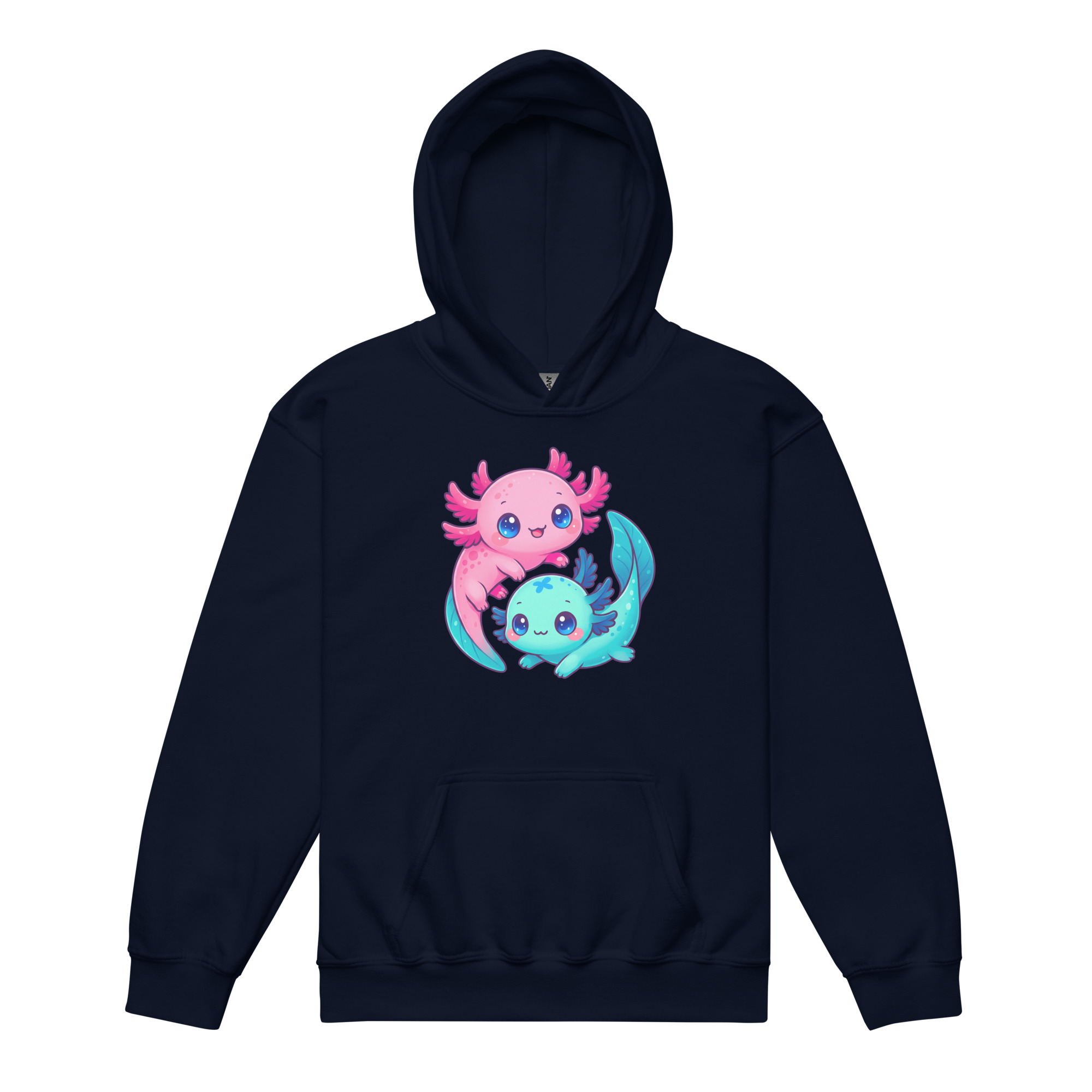 Axolotl Youth heavy blend hoodie - Image 2