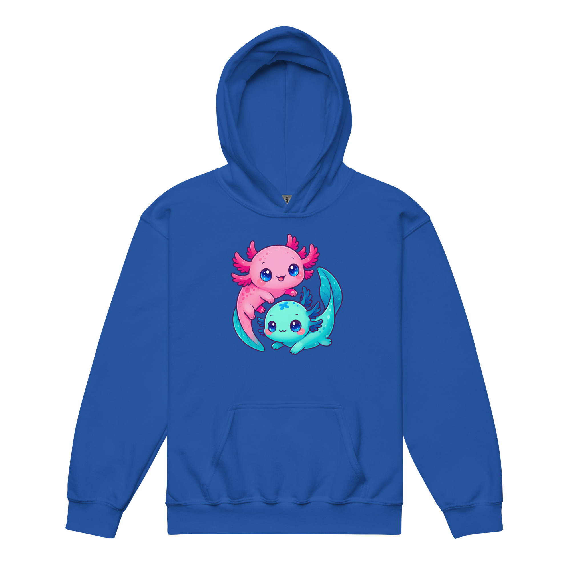 Axolotl Youth heavy blend hoodie - Image 4