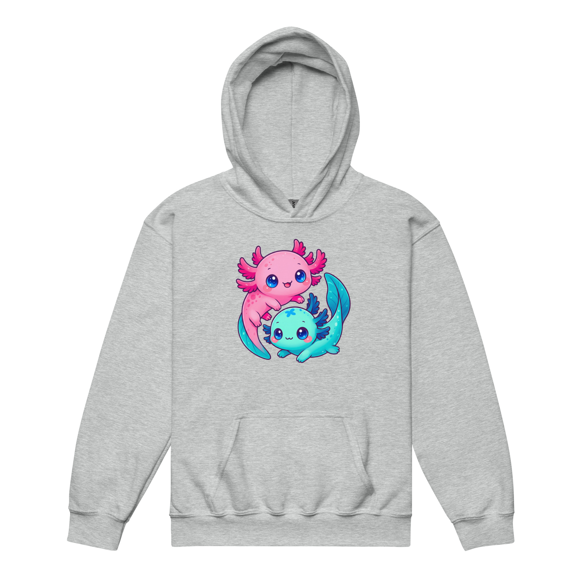 Axolotl Youth heavy blend hoodie - Image 7