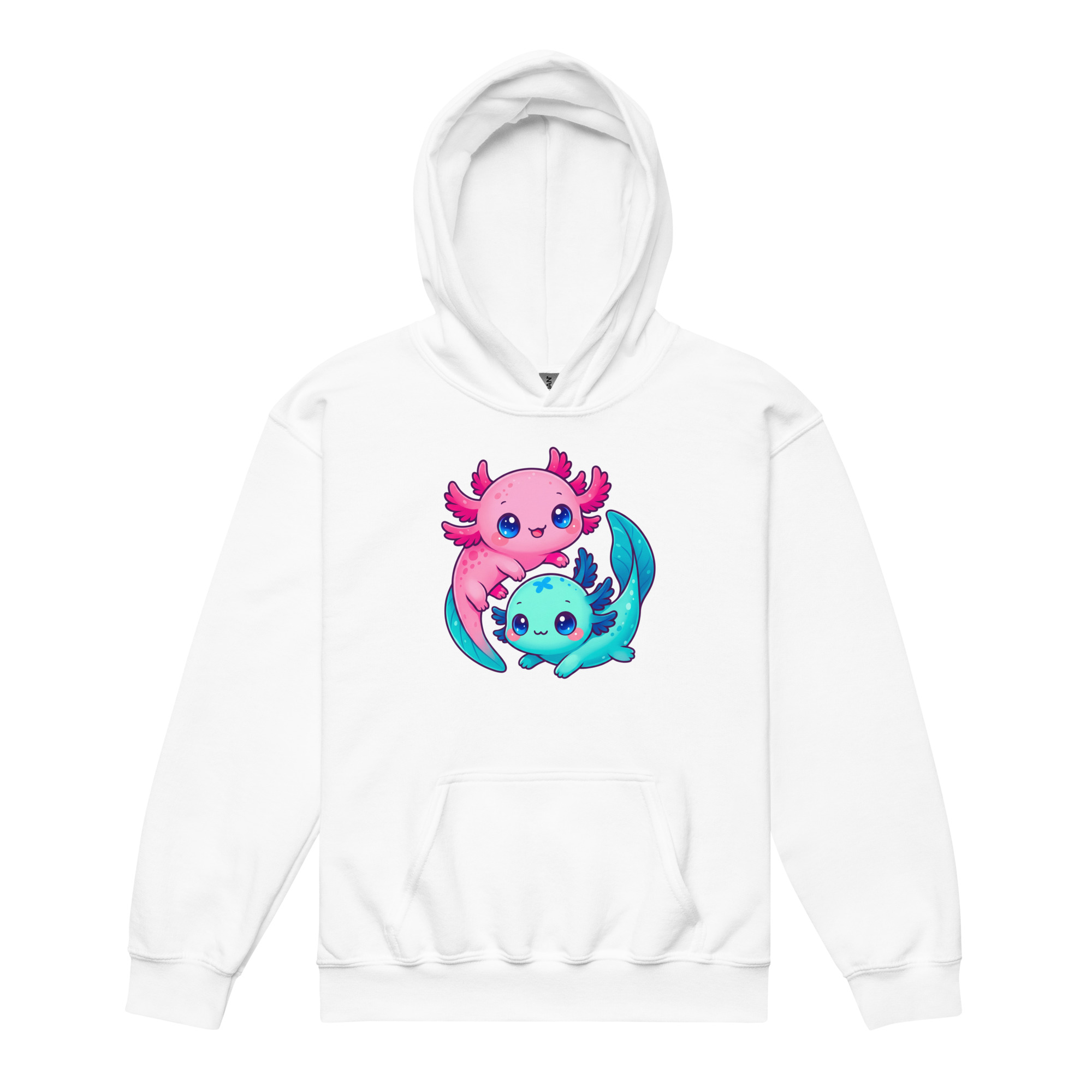 Axolotl Youth heavy blend hoodie - Image 8