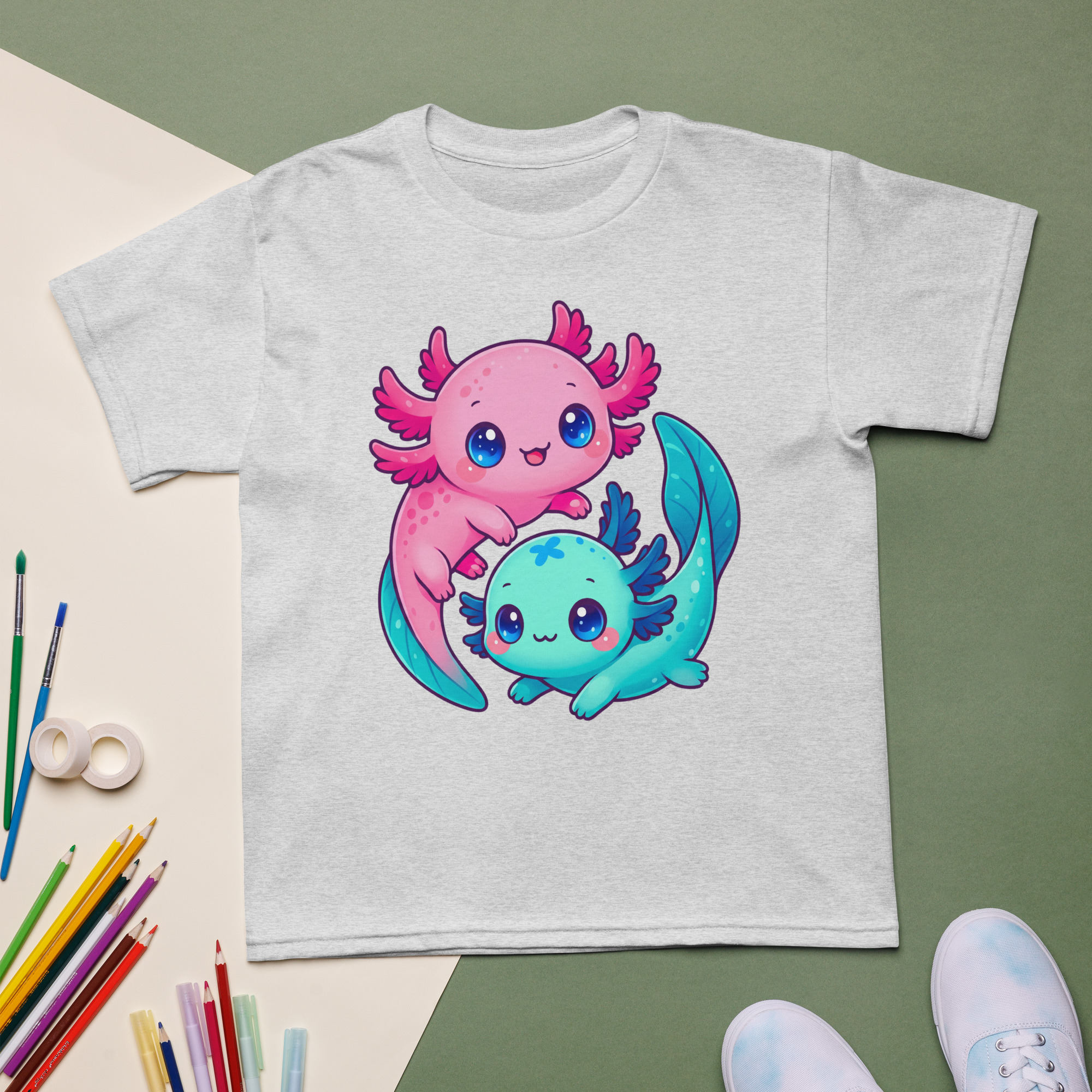 Axolotl Youth t-shirt - Image 10