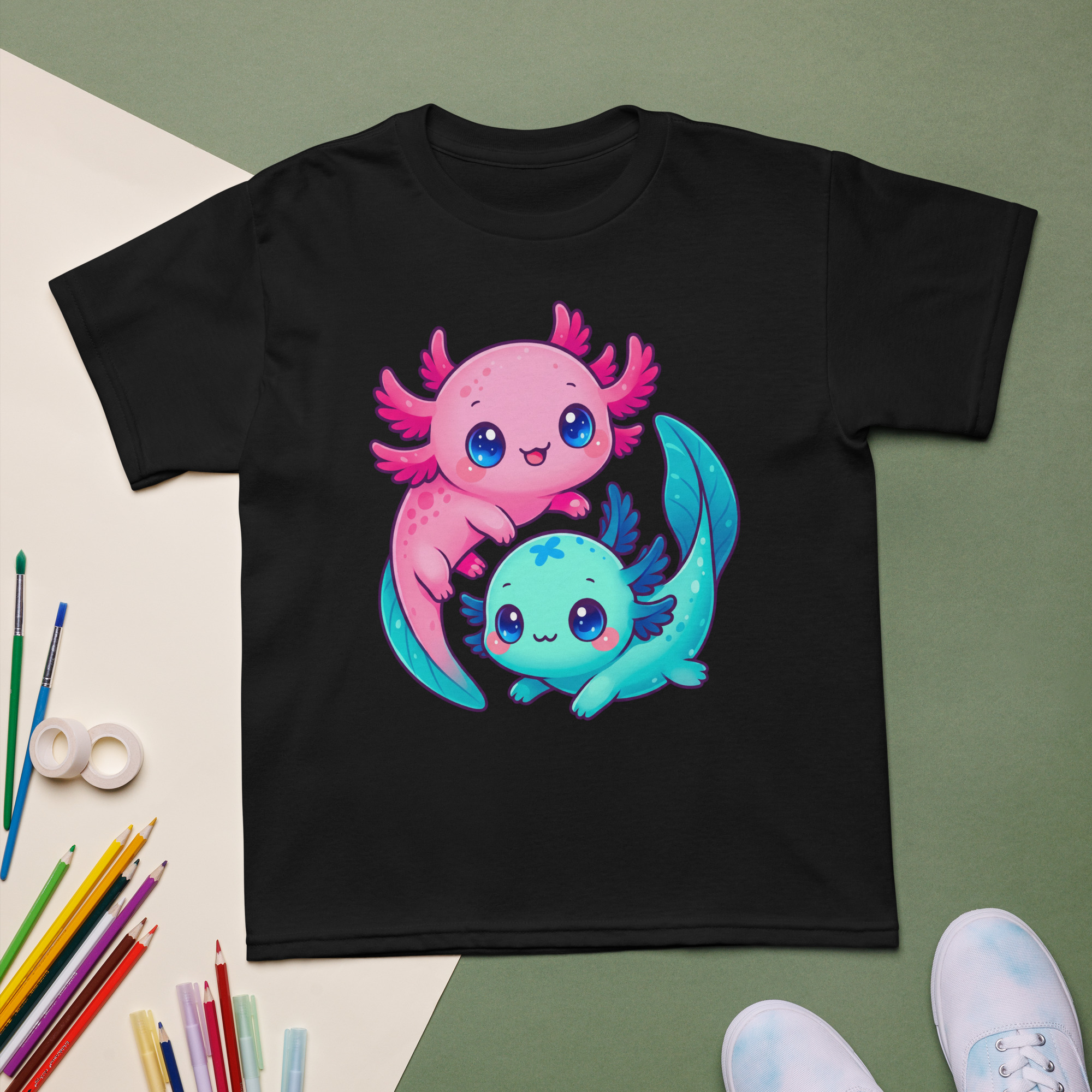 Axolotl Youth t-shirt - Image 2