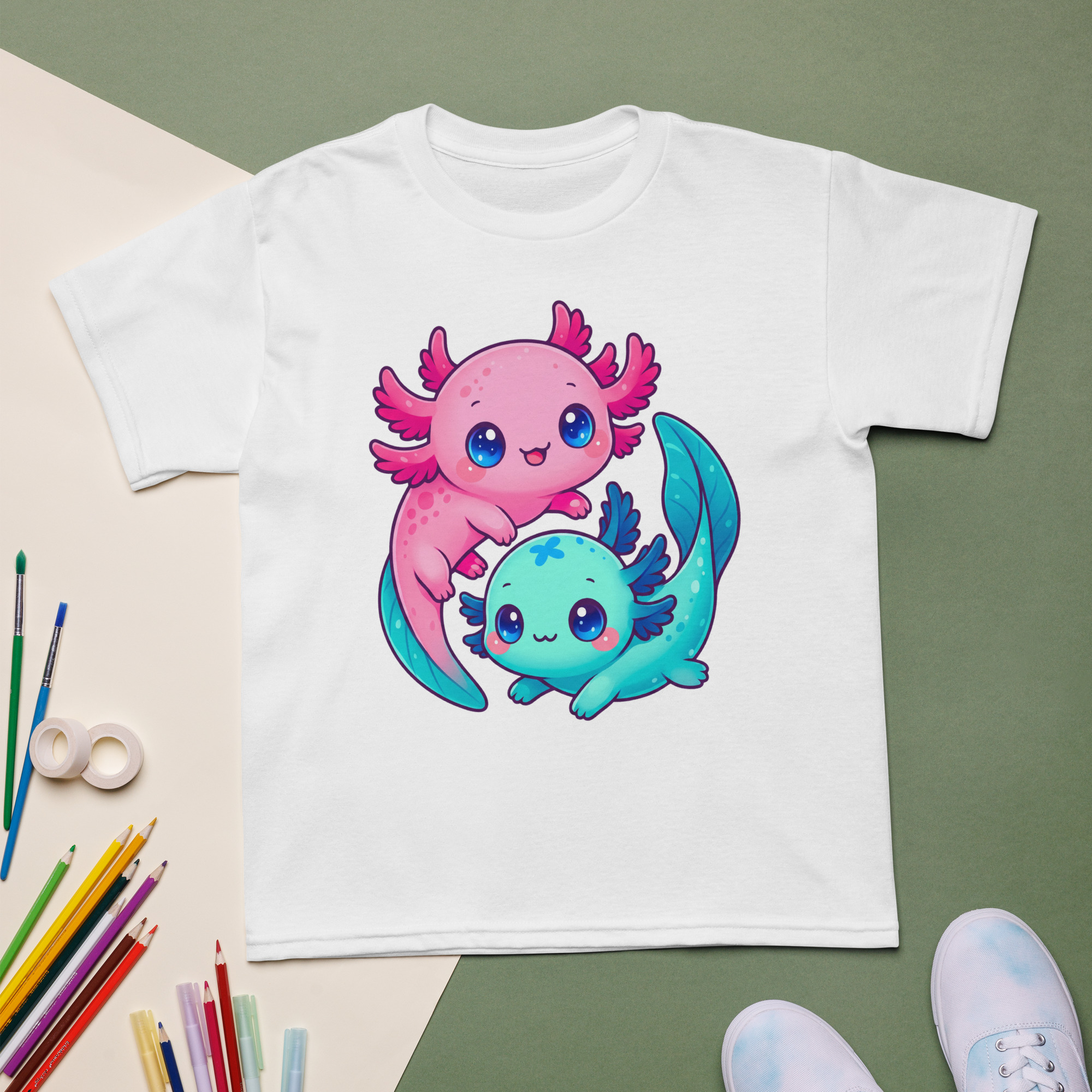 Axolotl Youth t-shirt - Image 11