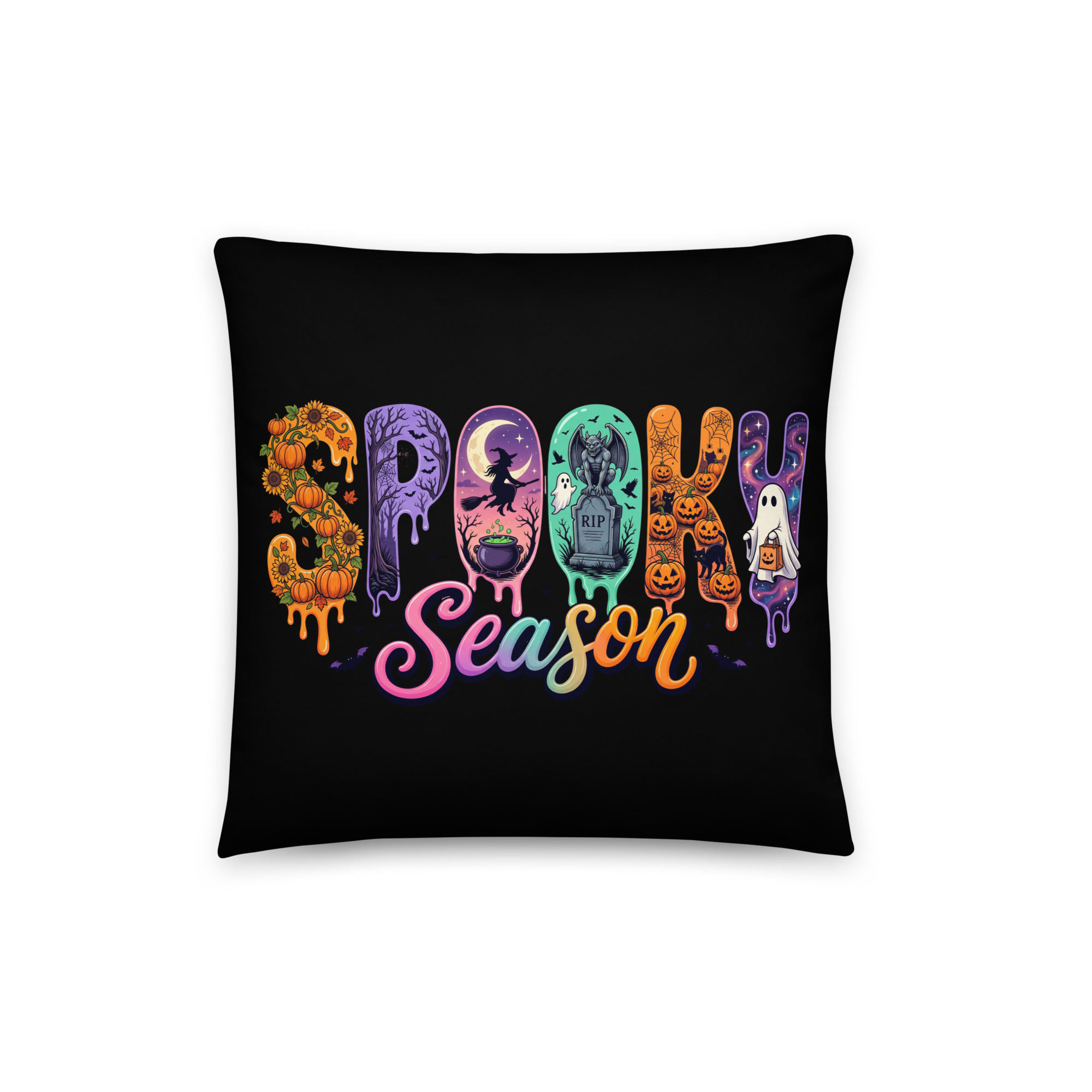 Spooky Season Basic Pillow - Image 4