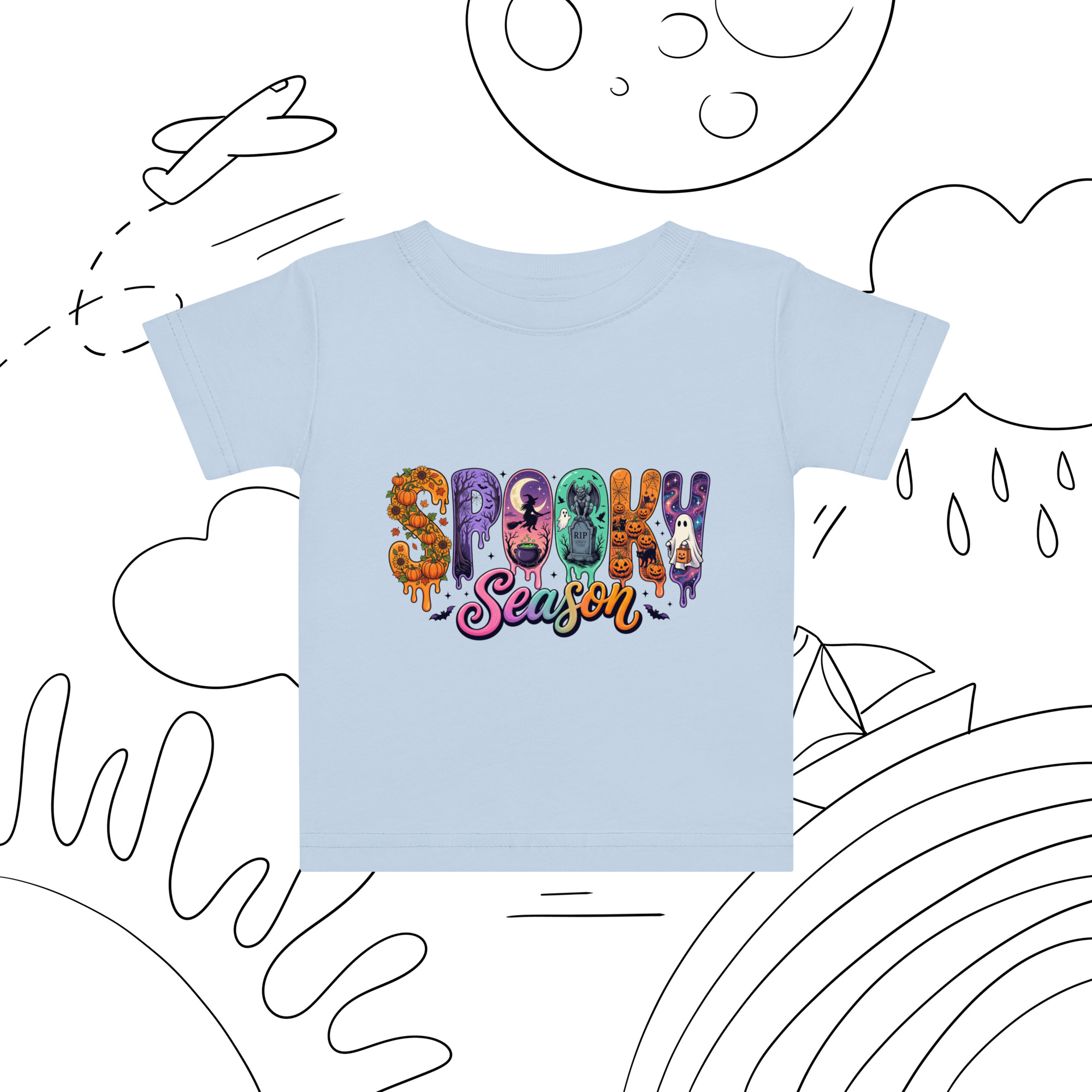 Spooky Season Baby jersey t-shirt - Image 11