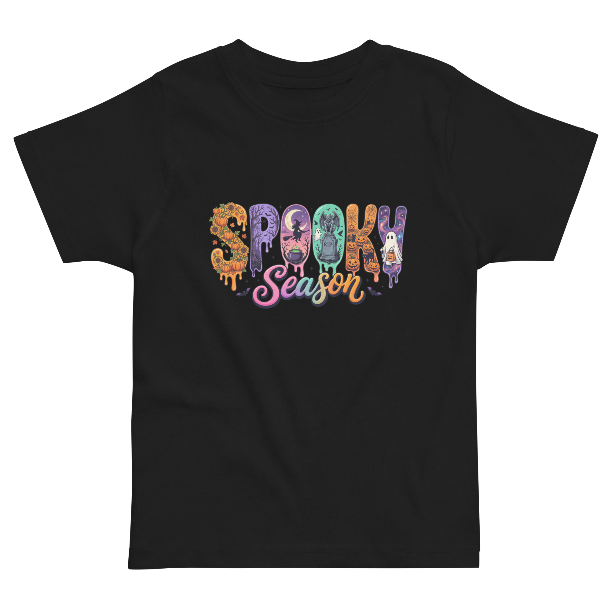 Spooky Season Toddler jersey t-shirt