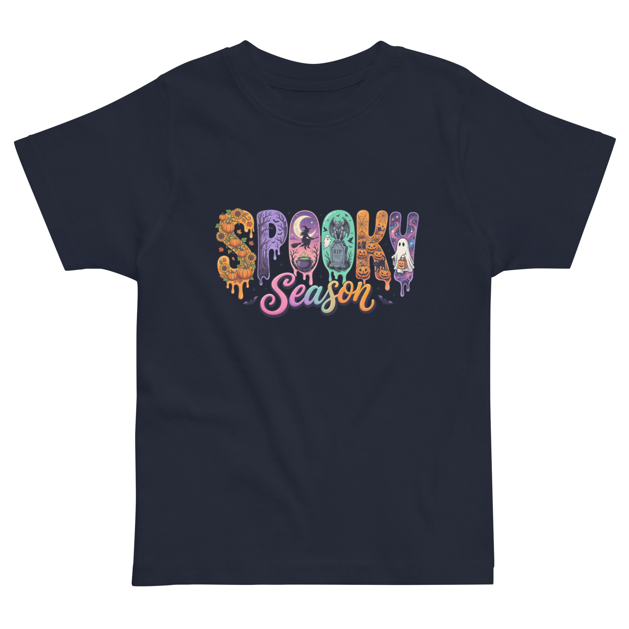 Spooky Season Toddler jersey t-shirt - Image 2