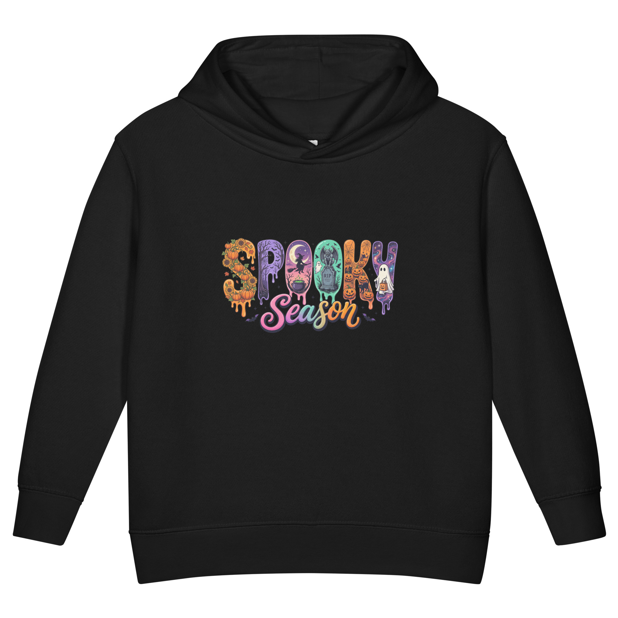 Spooky Season Toddler fleece pullover hoodie