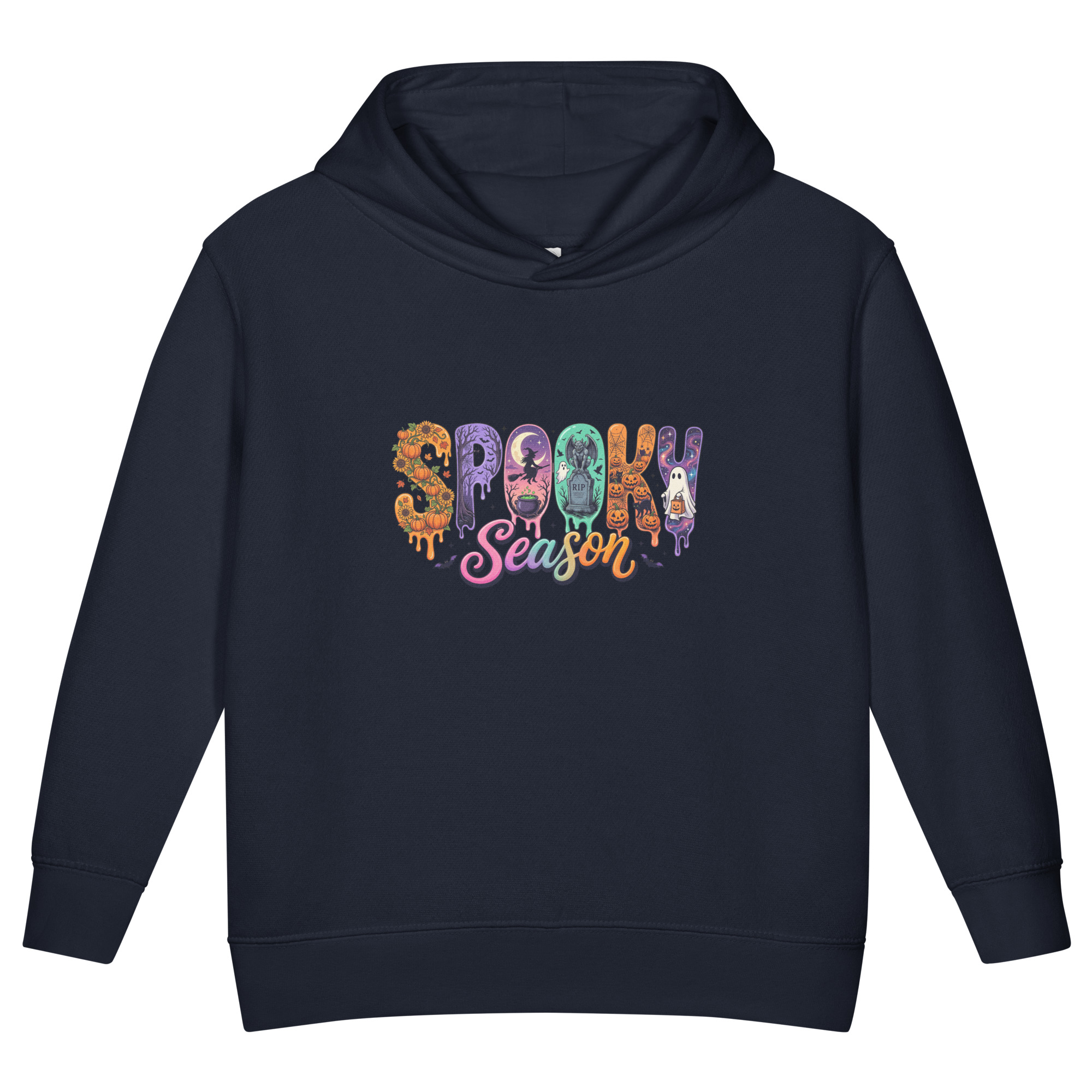 Spooky Season Toddler fleece pullover hoodie - Image 3