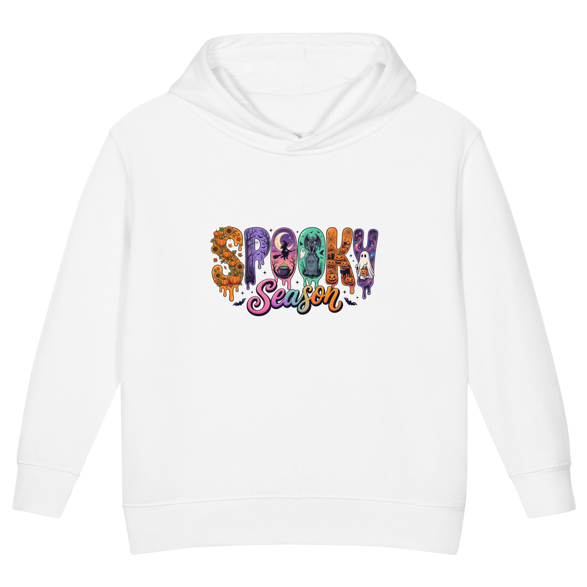 Spooky Season Toddler fleece pullover hoodie - Image 11