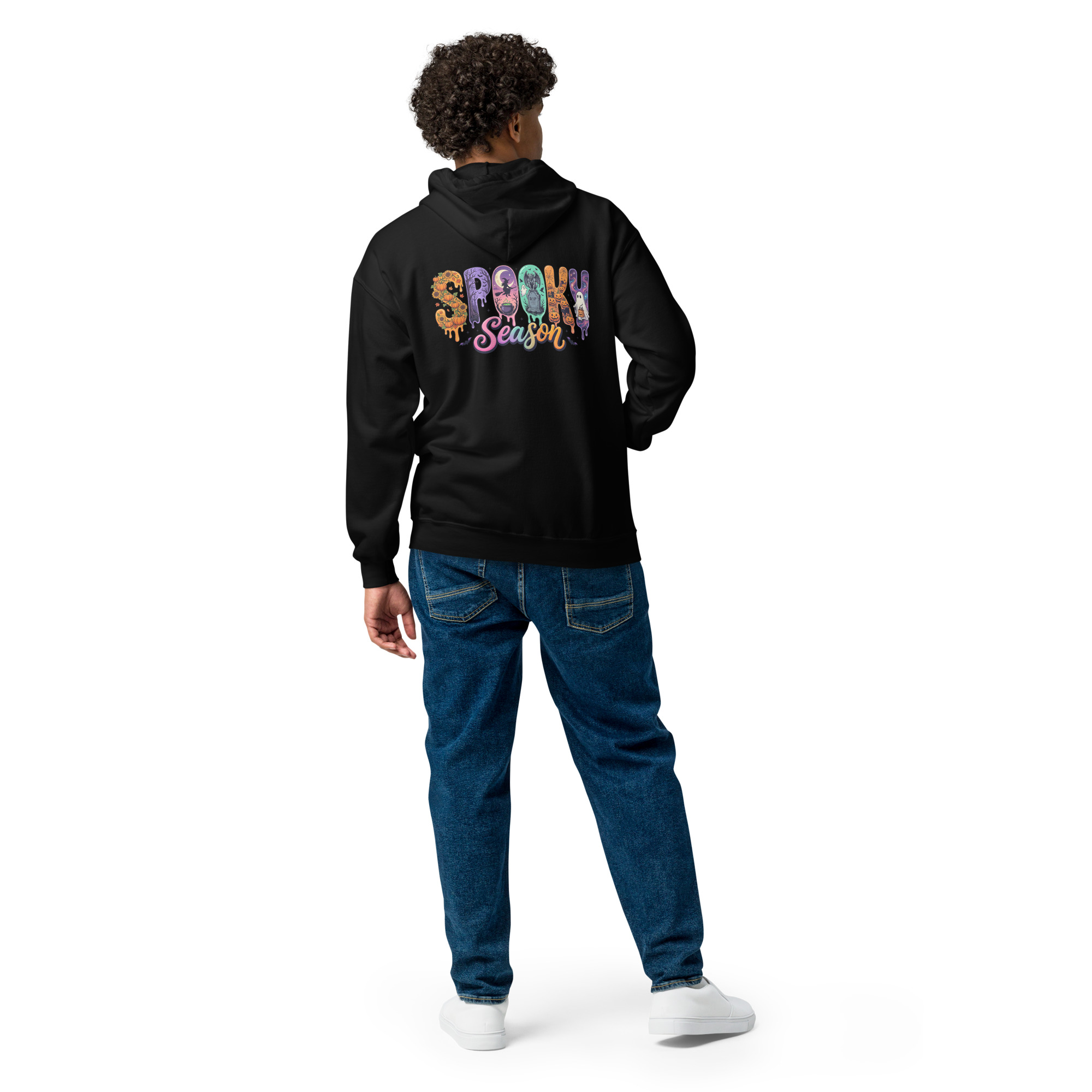 Spooky Season Unisex heavy blend zip hoodie - Image 2
