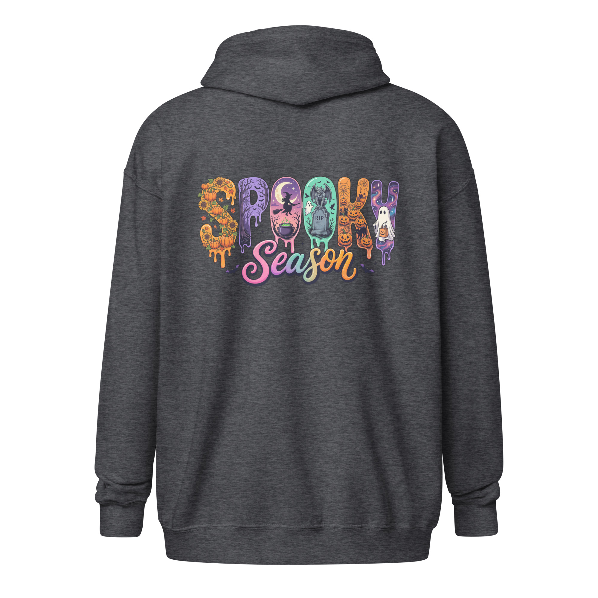 Spooky Season Unisex heavy blend zip hoodie - Image 21